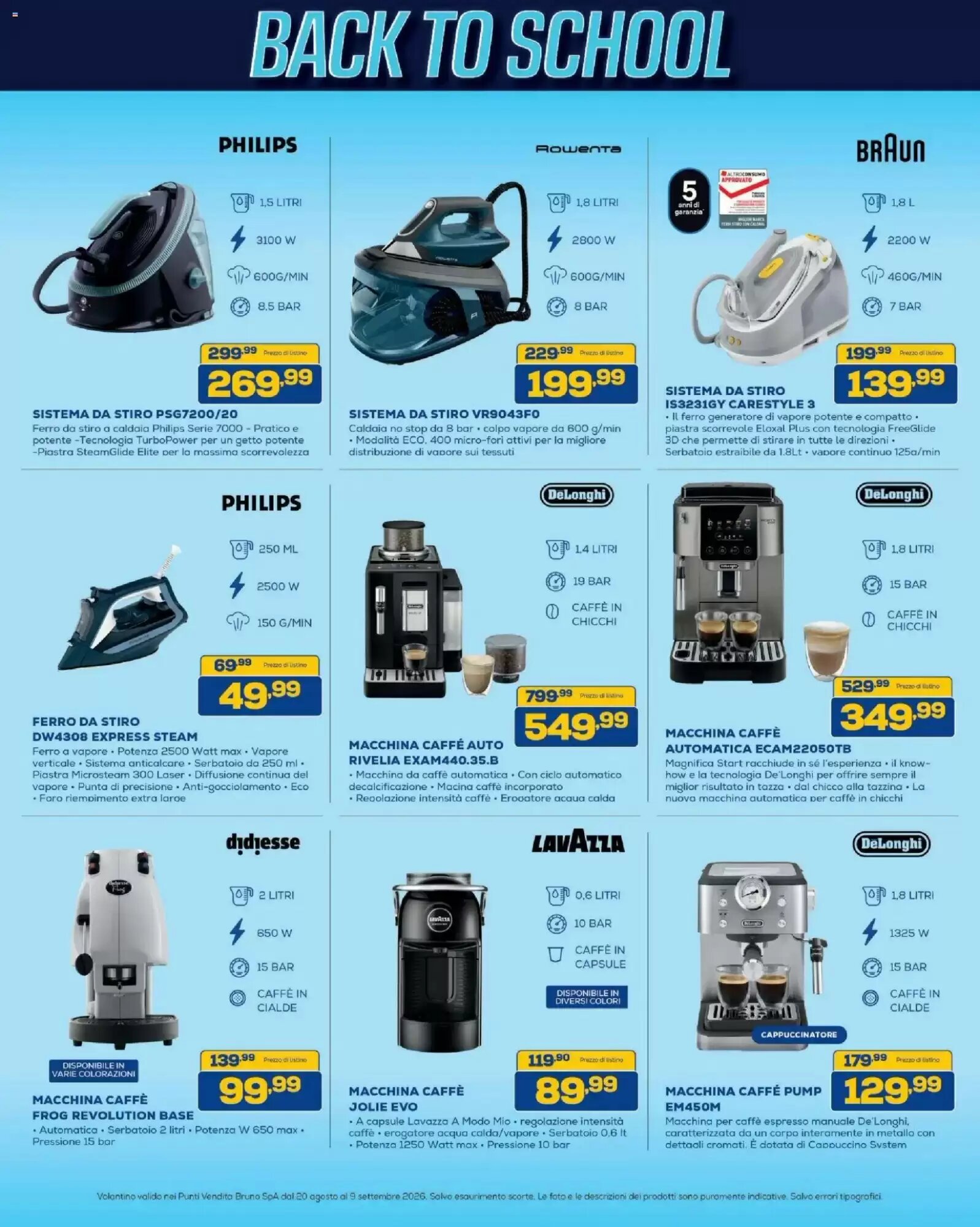 Volantino promozionale Euronics Bruno  valide dal 20/08/2026 - Pagina 29.