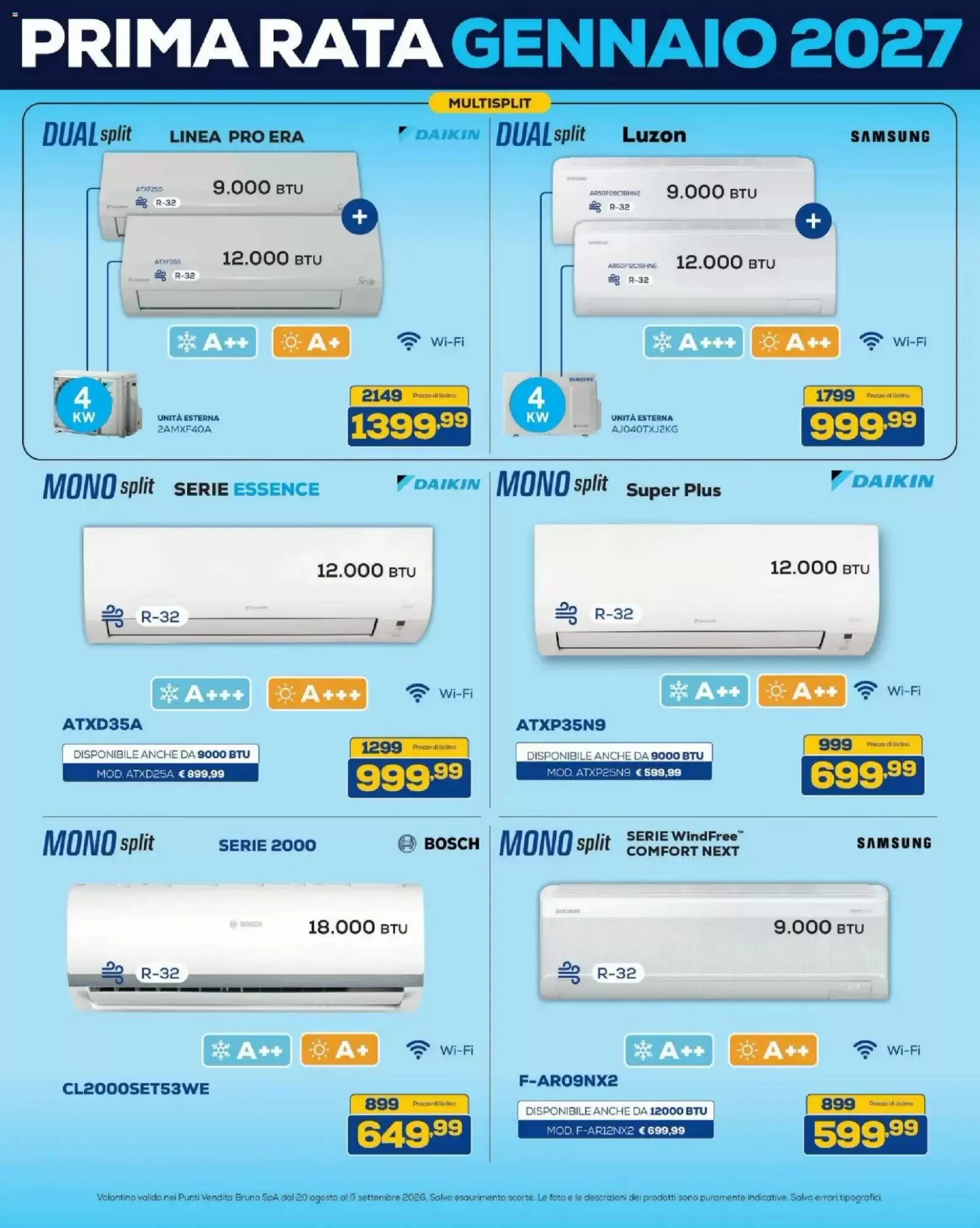 Volantino promozionale Euronics Bruno  valide dal 20/08/2026 - Pagina 39.