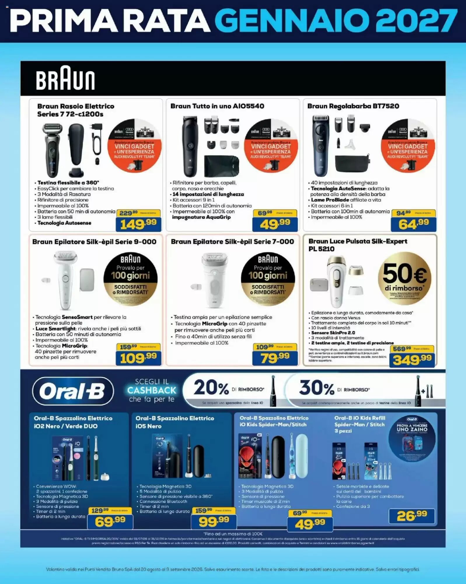 Volantino promozionale Euronics Bruno  valide dal 20/08/2026 - Pagina 50.