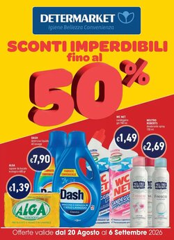 Volantino promozionale Determarket  valide dal 20/08/2026