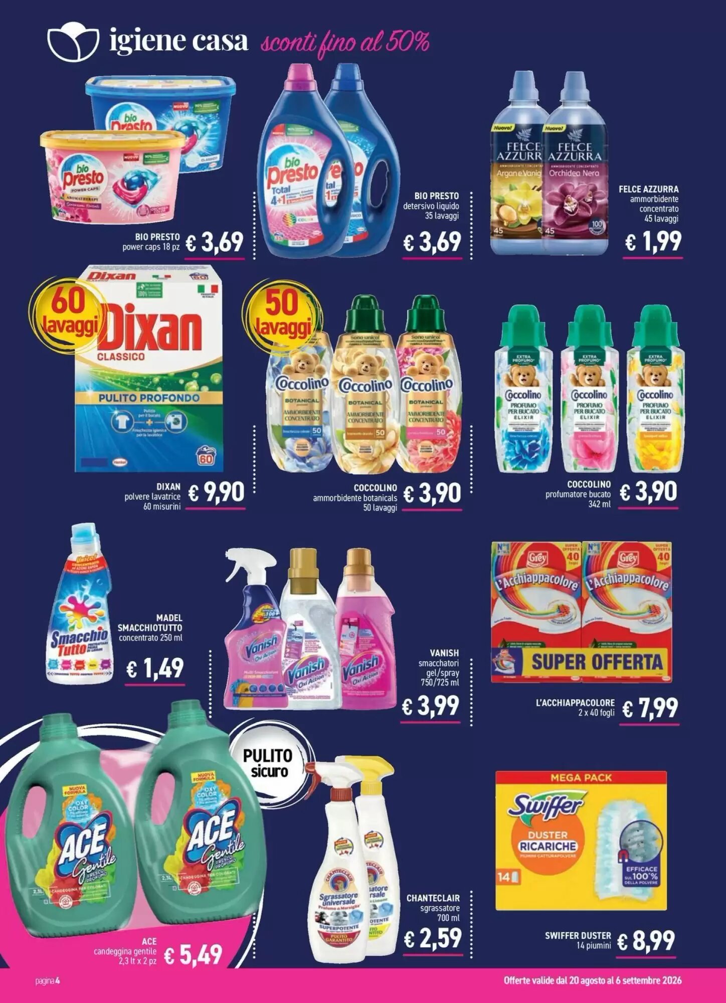 Volantino promozionale Determarket  valide dal 20/08/2026 - Pagina 4.