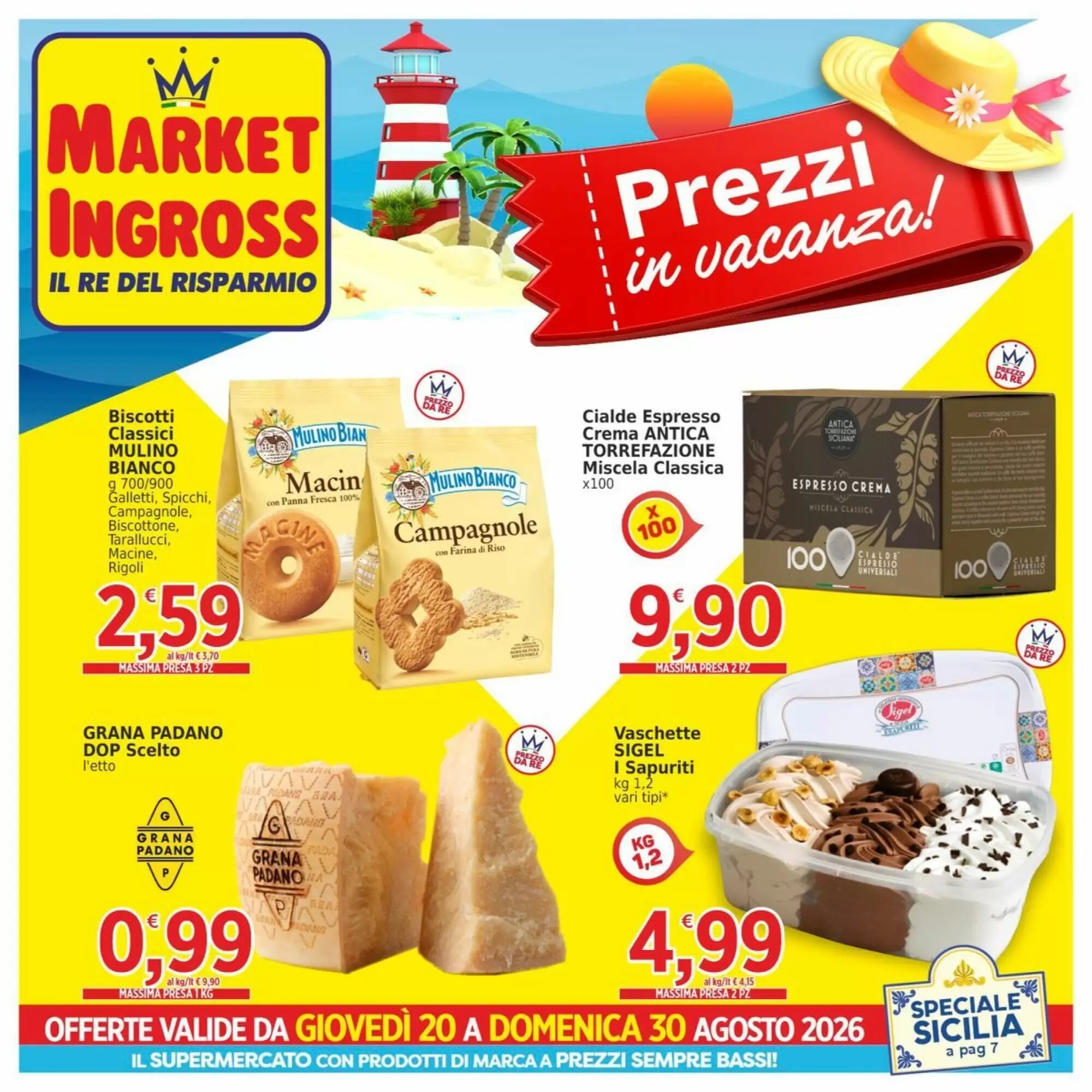 Volantino promozionale Market Ingross  valide dal 20/08/2026 - Pagina 1.
