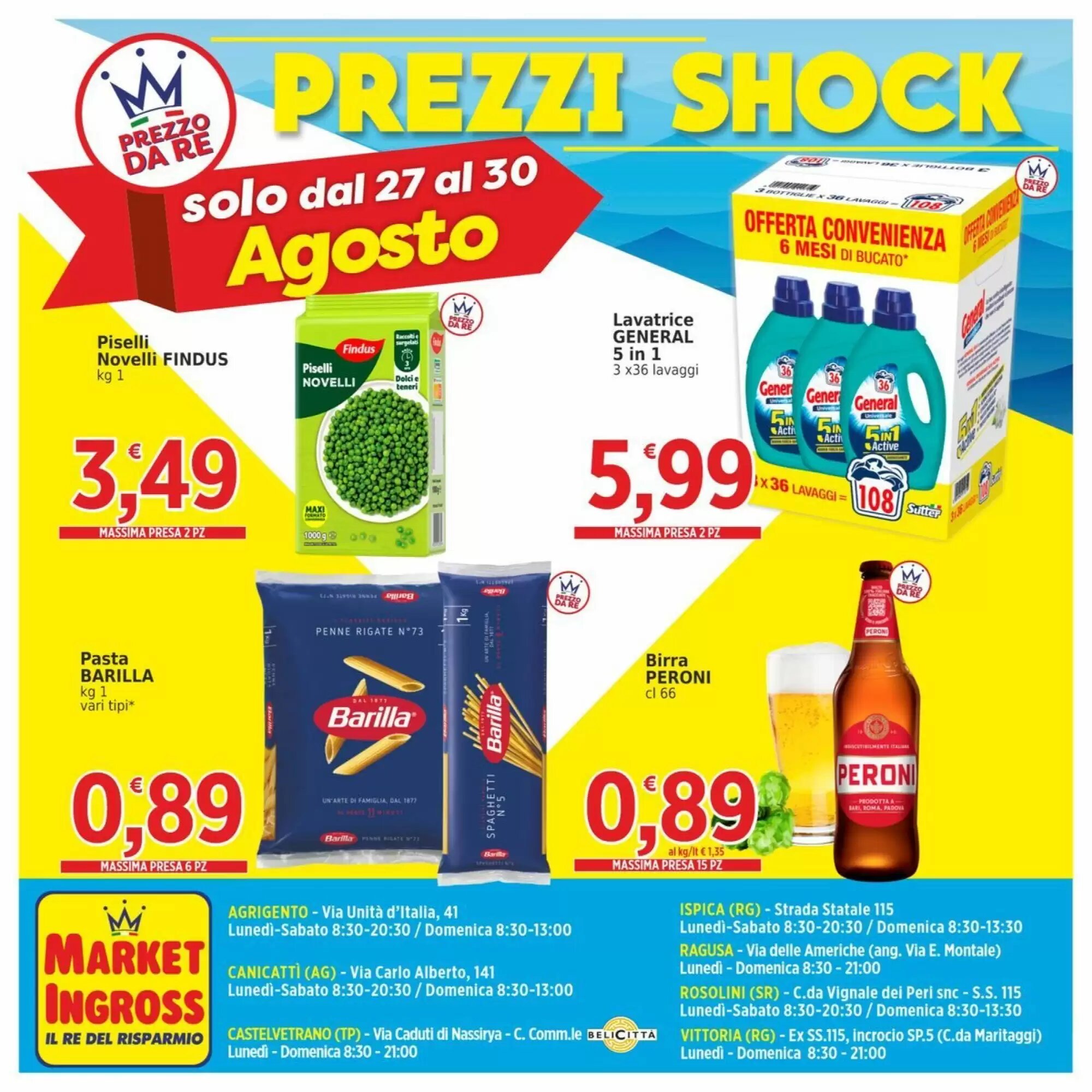Volantino promozionale Market Ingross  valide dal 20/08/2026 - Pagina 20.