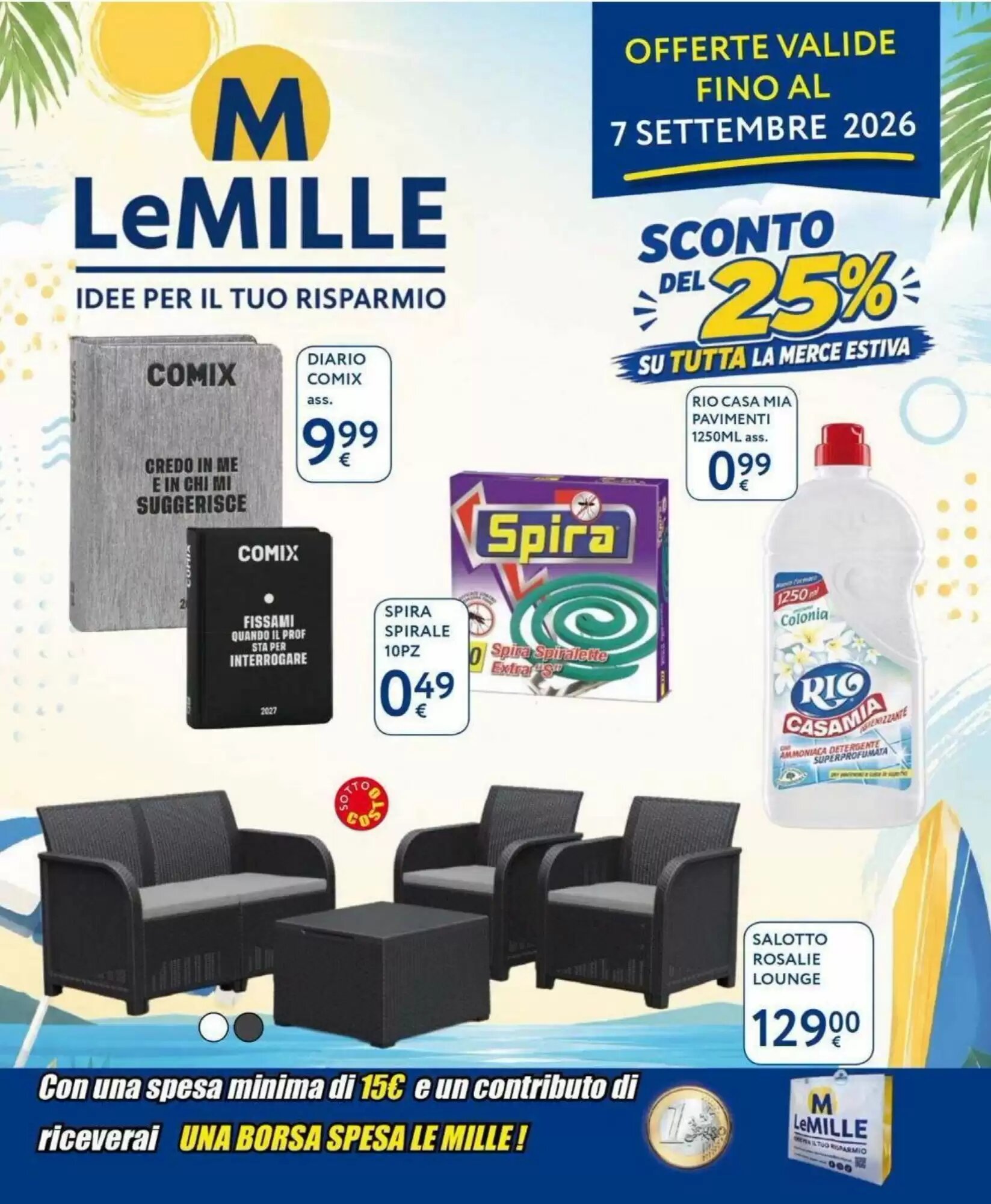 Volantino promozionale Le Mille valide dal 20/08/2026 - Pagina 1.