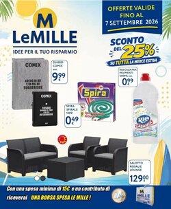 Volantino promozionale Le Mille  valide dal 20/08/2026