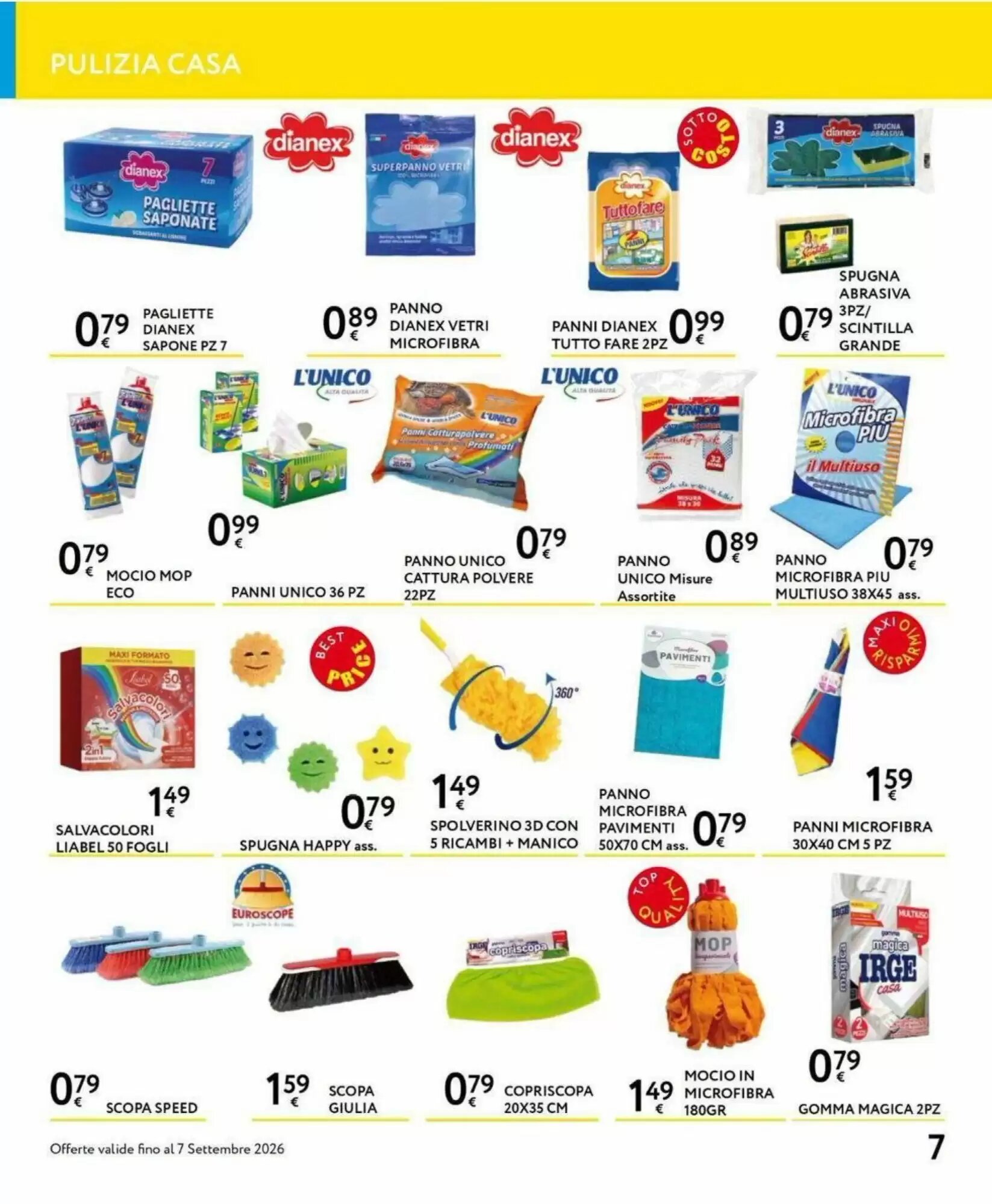 Volantino promozionale Le Mille  valide dal 20/08/2026 - Pagina 7.