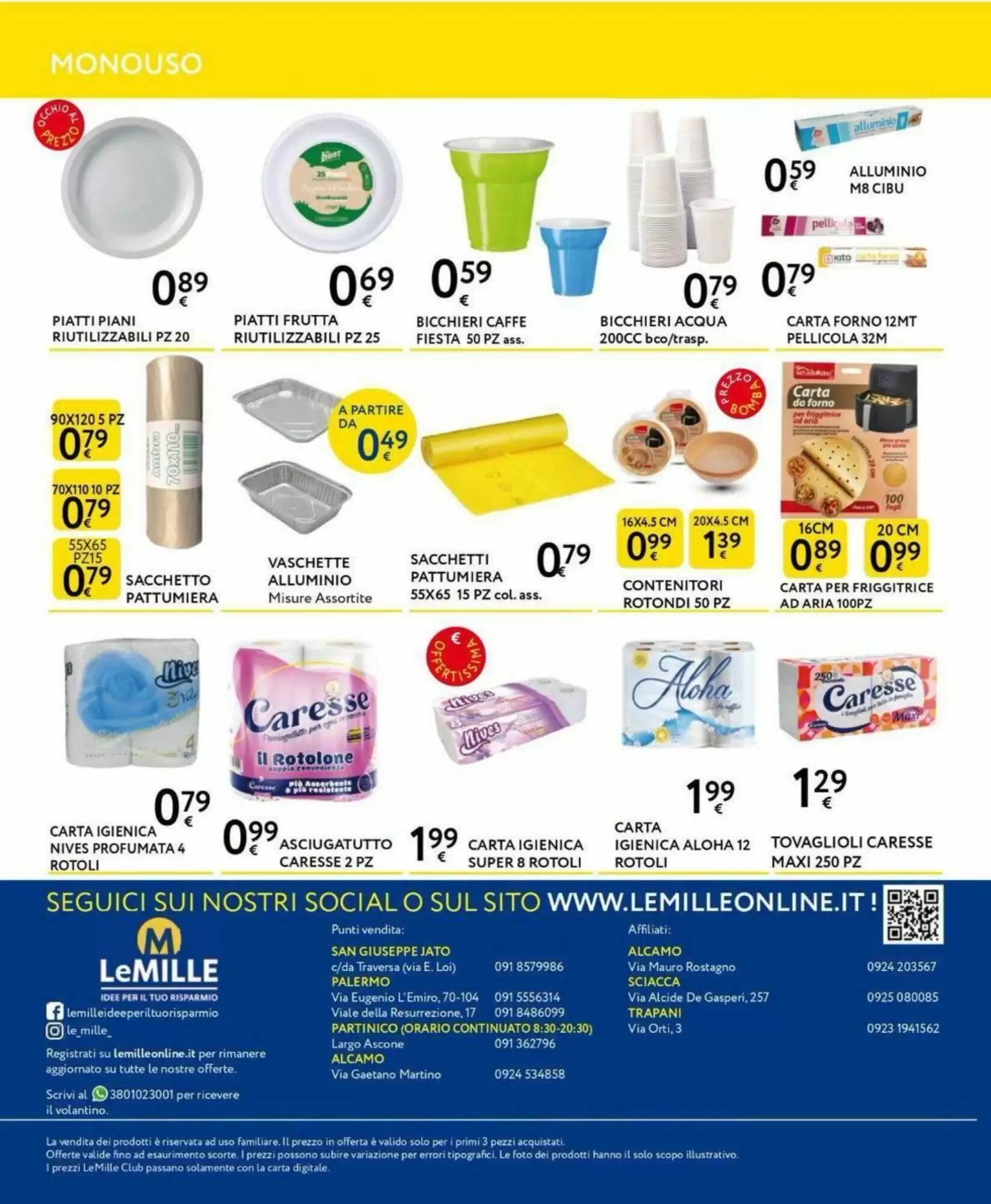 Volantino promozionale Le Mille  valide dal 20/08/2026 - Pagina 8.