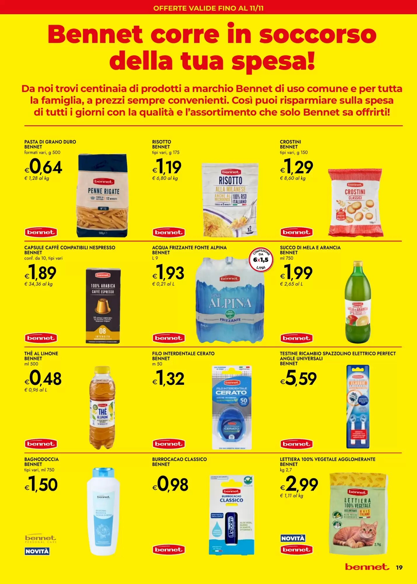 Volantino promozionale Bennet  valide dal 20/08/2026 - Pagina 19.