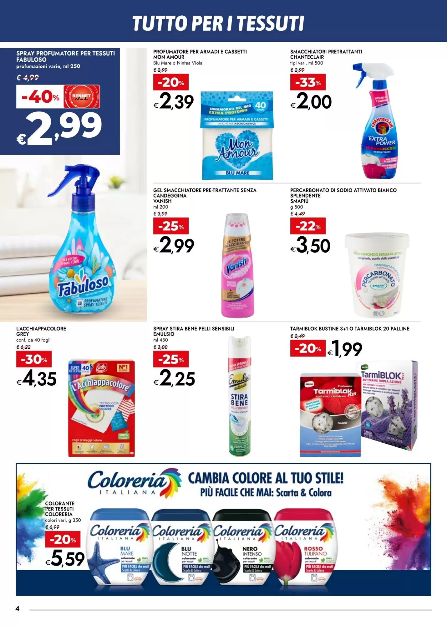 Volantino promozionale Bennet  valide dal 20/08/2026 - Pagina 4.