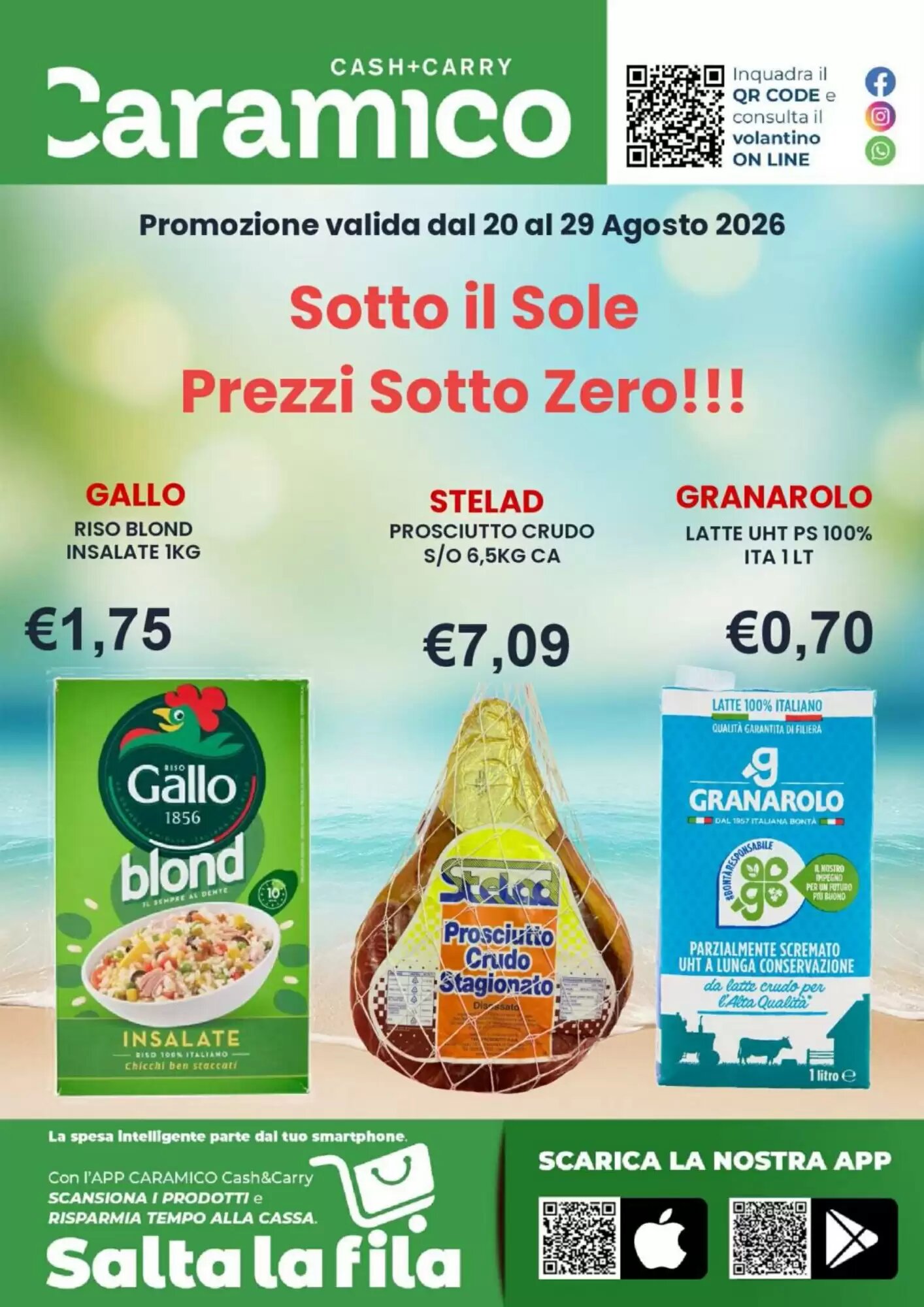 Volantino promozionale Caramico  valide dal 20/08/2026 - Pagina 1.