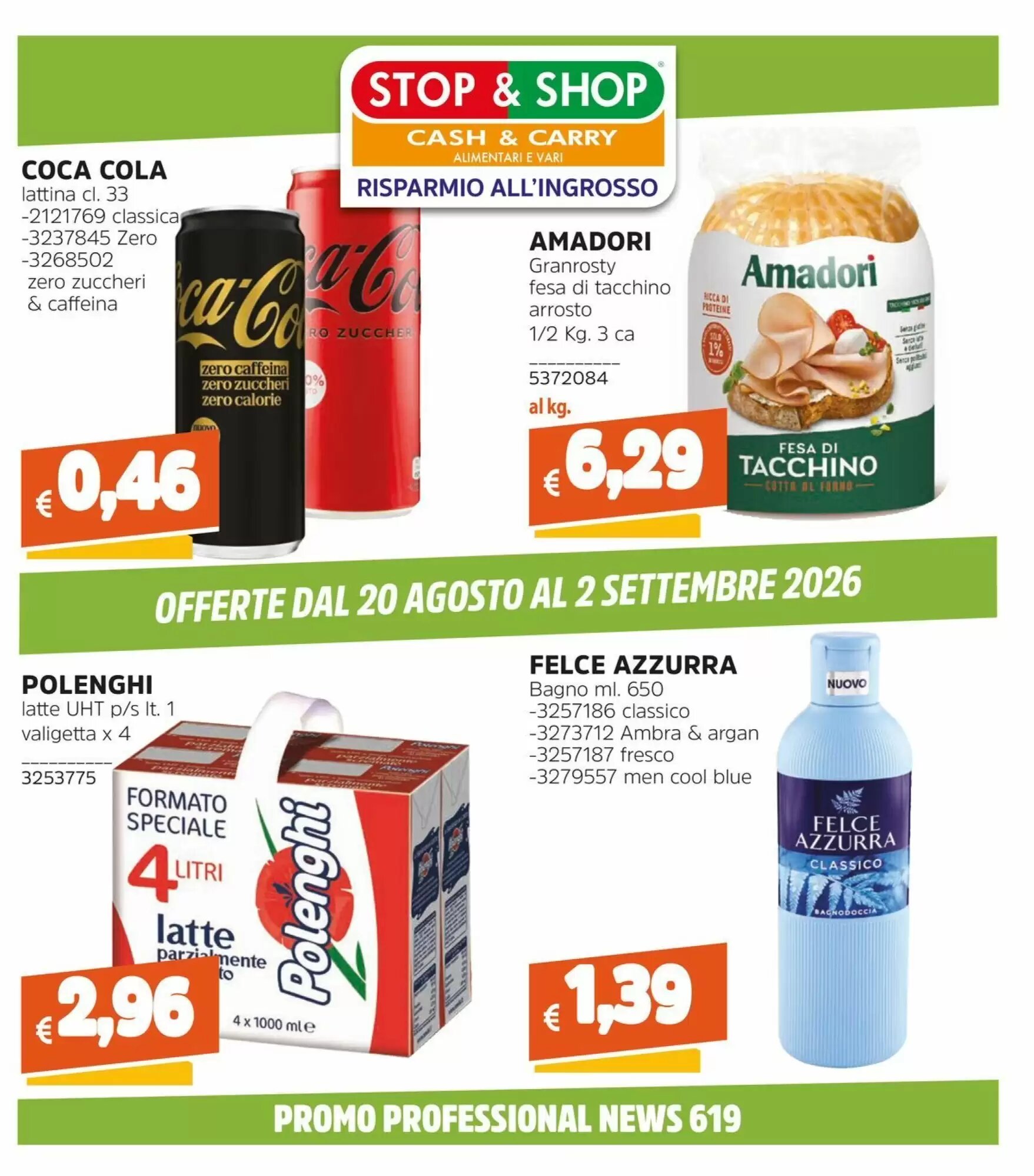 Volantino promozionale Stop&Shop  valide dal 20/08/2026 - Pagina 1.