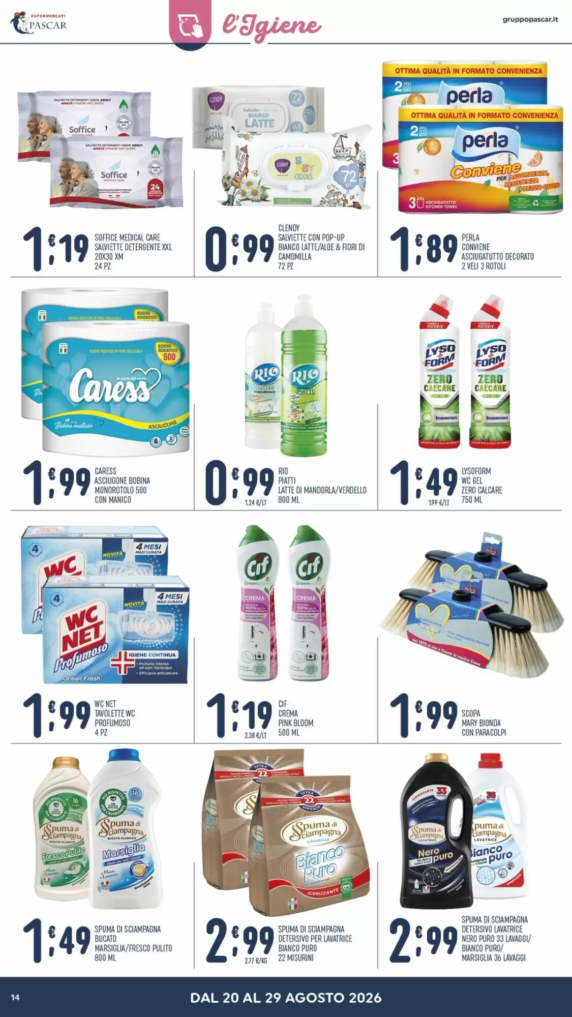 Volantino promozionale Gruppo Pascar  valide dal 20/08/2026 - Pagina 14.