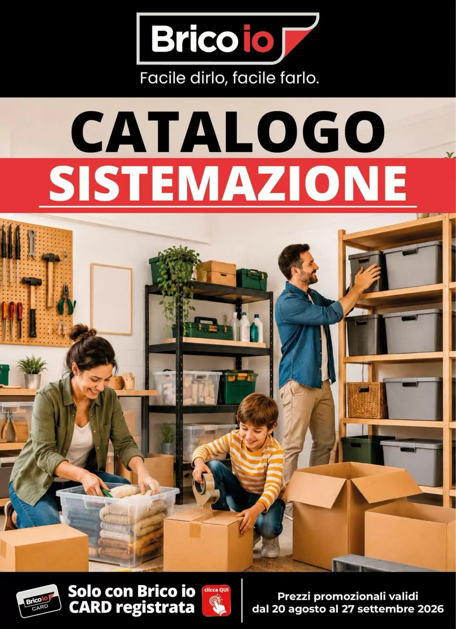 Volantino promozionale Brico Io  valide dal 20/08/2026 - Pagina 1.