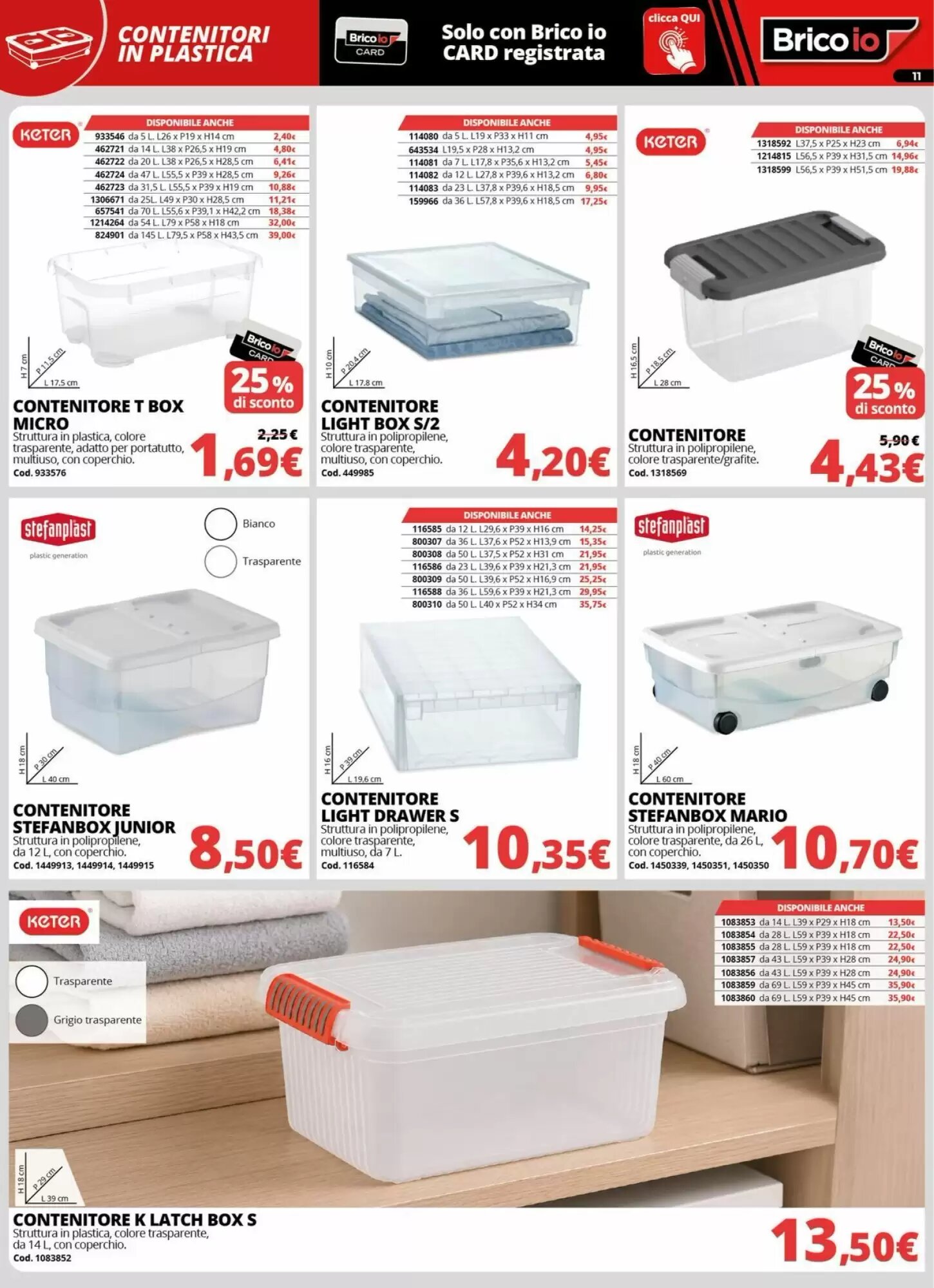 Volantino promozionale Brico Io  valide dal 20/08/2026 - Pagina 11.