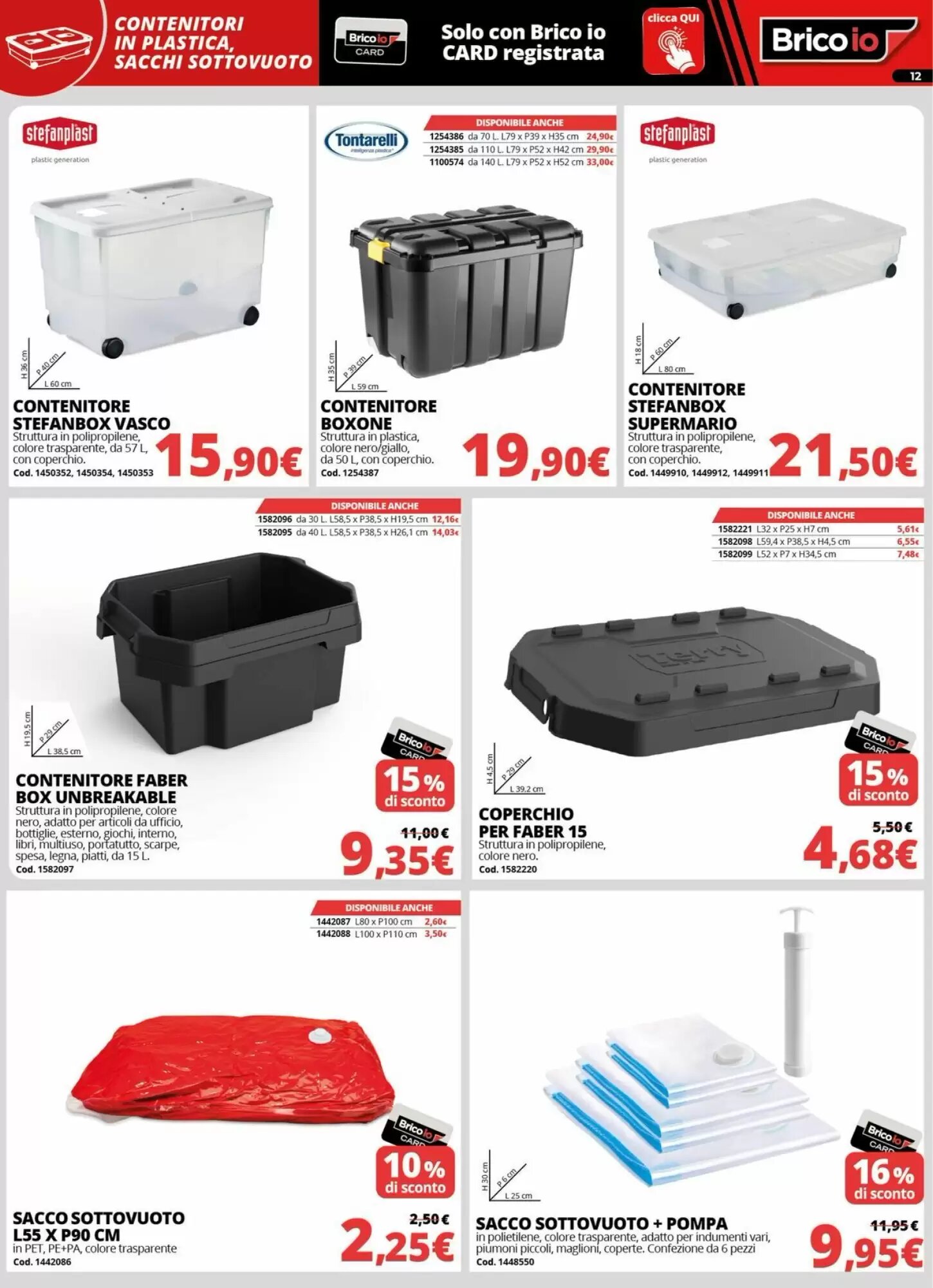 Volantino promozionale Brico Io  valide dal 20/08/2026 - Pagina 12.