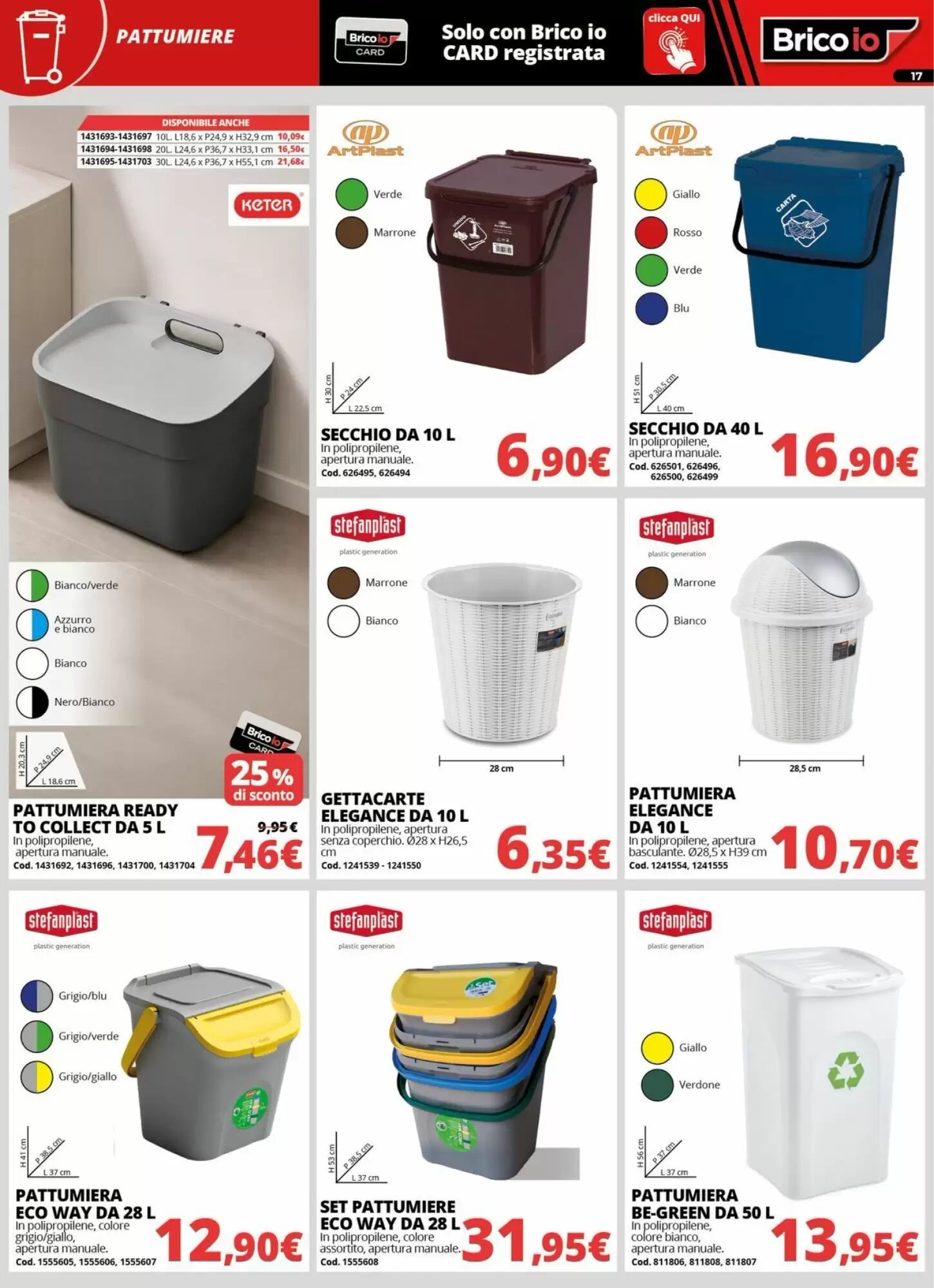 Volantino promozionale Brico Io  valide dal 20/08/2026 - Pagina 17.