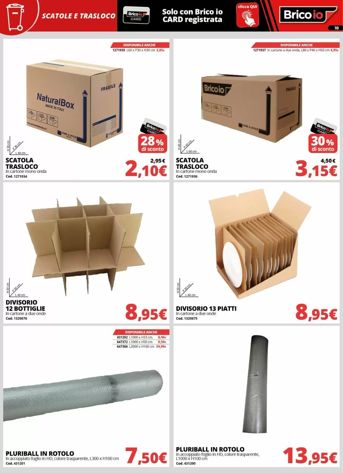 Volantino promozionale Brico Io  valide dal 20/08/2026 - Pagina 18.