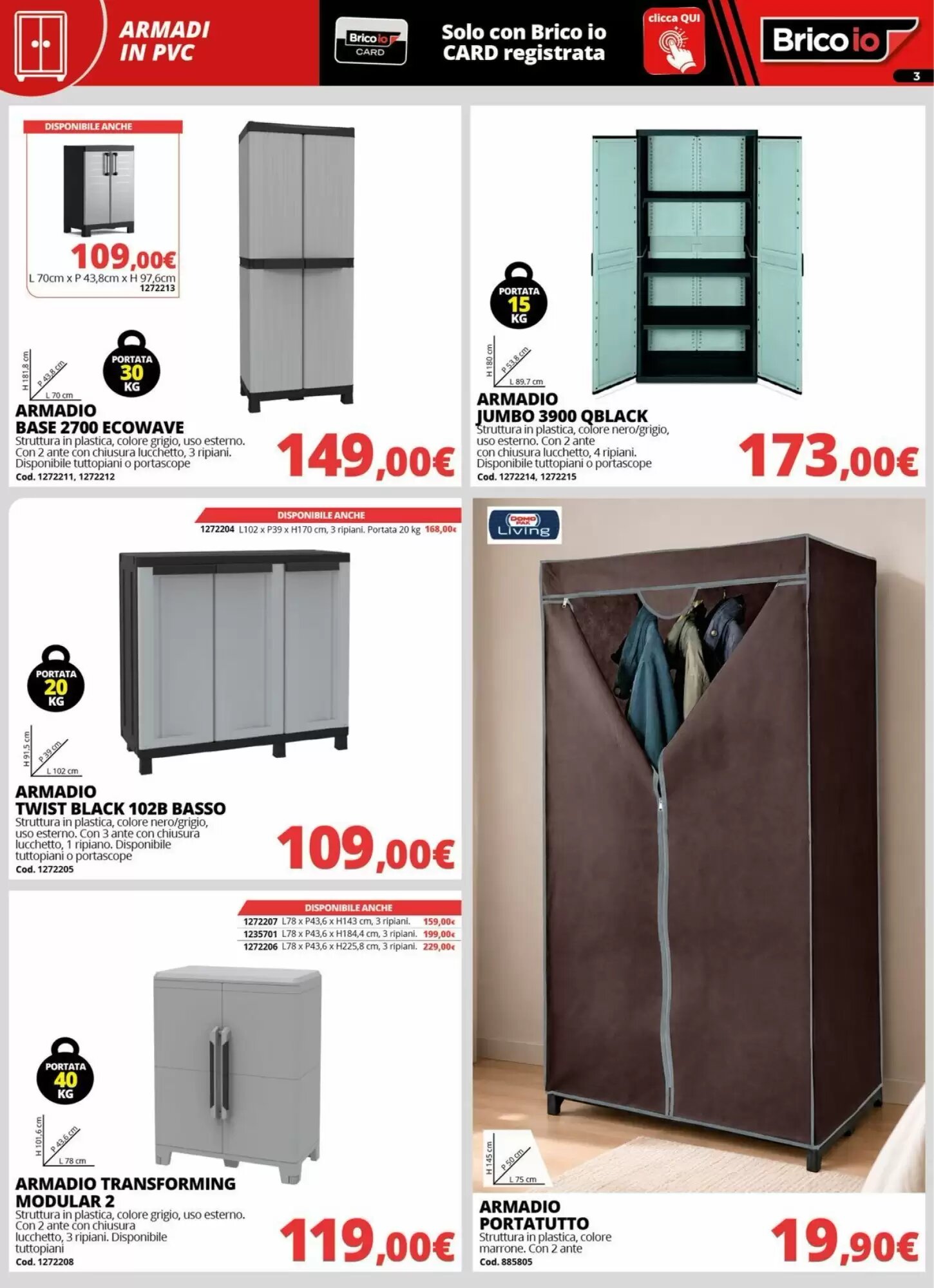Volantino promozionale Brico Io  valide dal 20/08/2026 - Pagina 3.