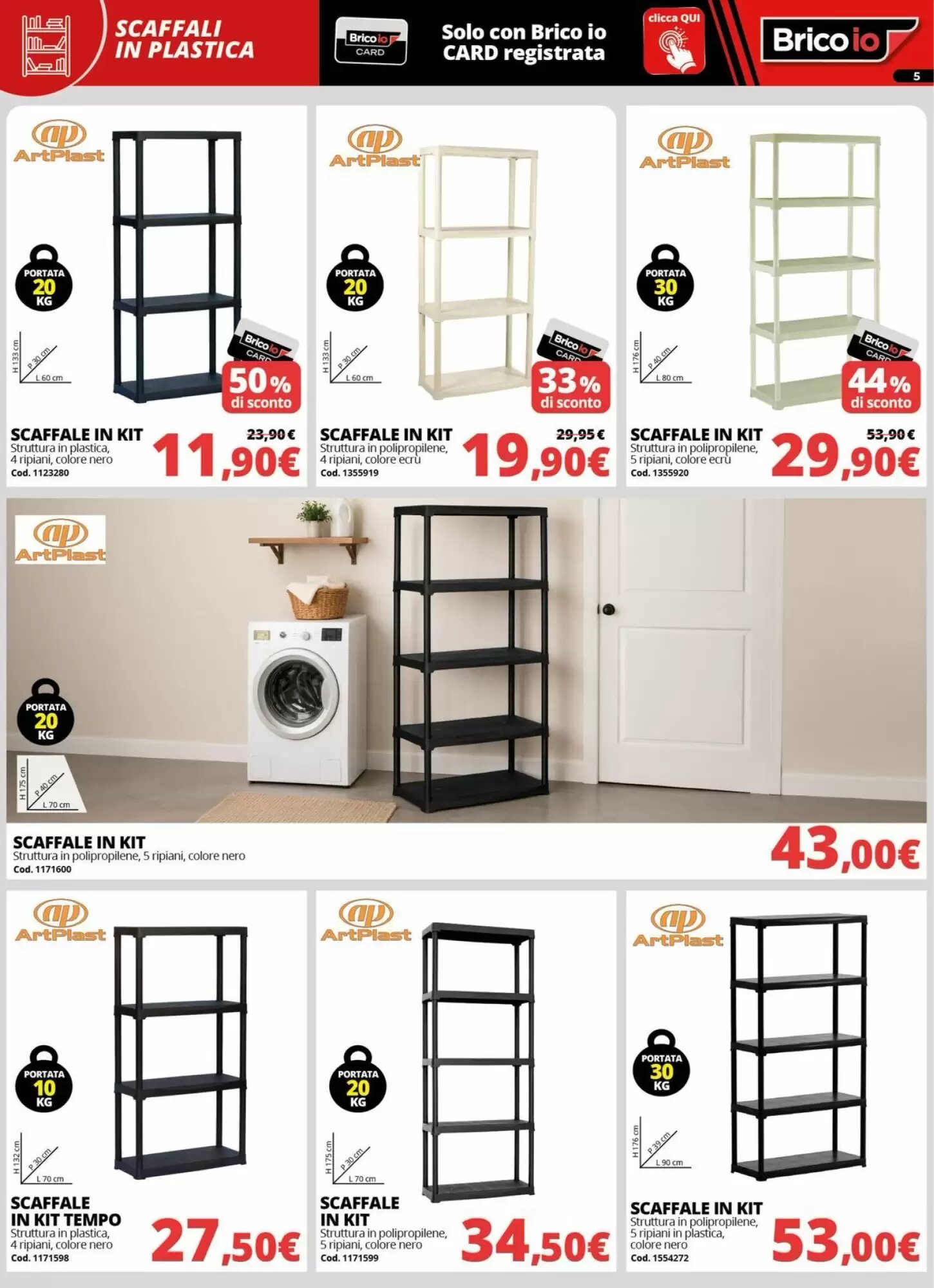 Volantino promozionale Brico Io  valide dal 20/08/2026 - Pagina 5.