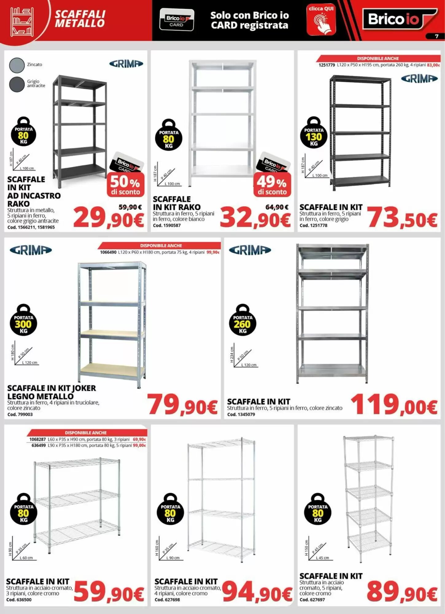 Volantino promozionale Brico Io  valide dal 20/08/2026 - Pagina 7.