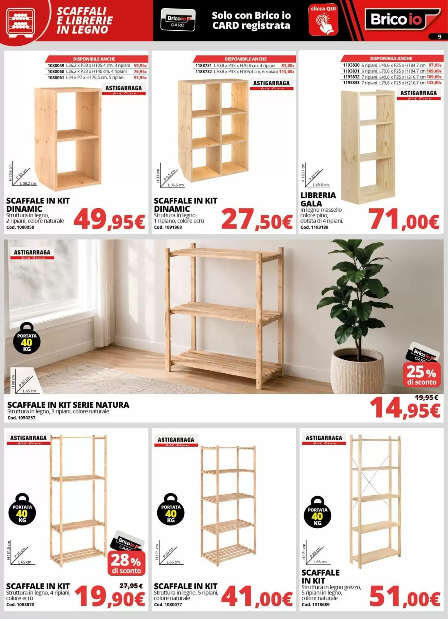 Volantino promozionale Brico Io  valide dal 20/08/2026 - Pagina 9.