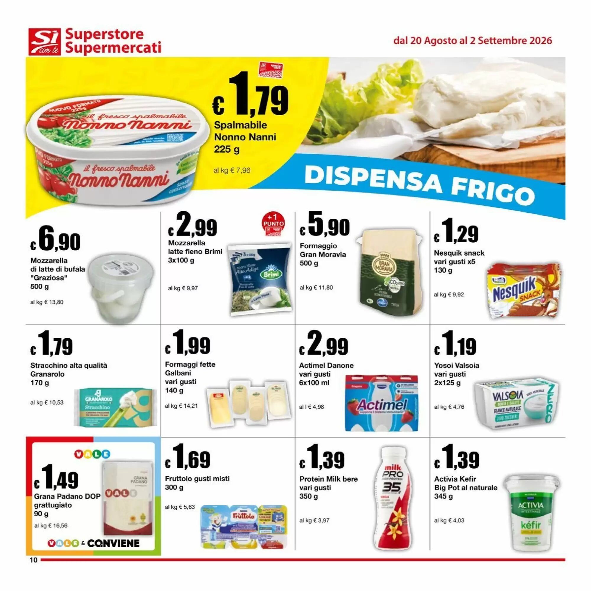 Volantino promozionale Sì con te  valide dal 20/08/2026 - Pagina 10.