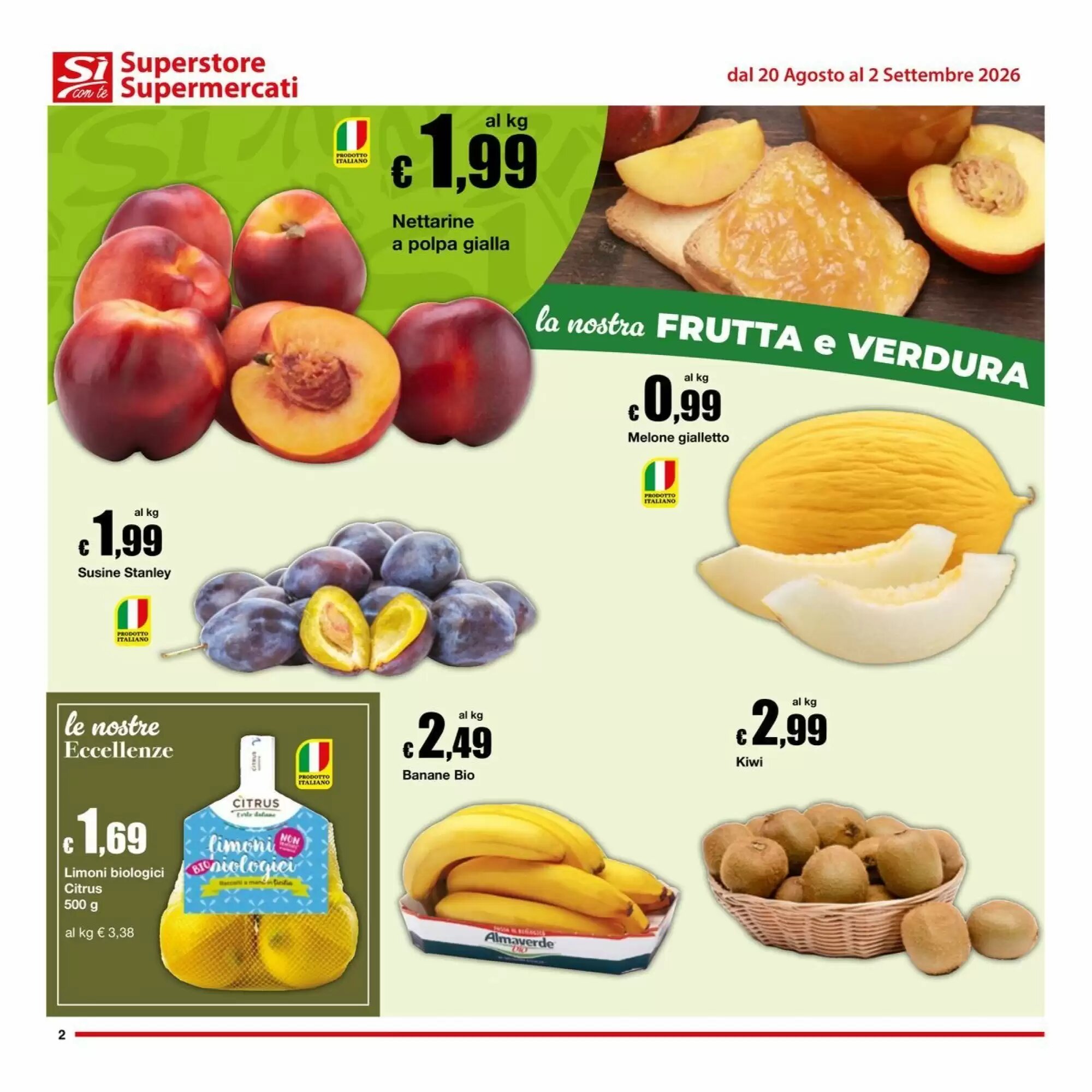 Volantino promozionale Sì con te  valide dal 20/08/2026 - Pagina 2.
