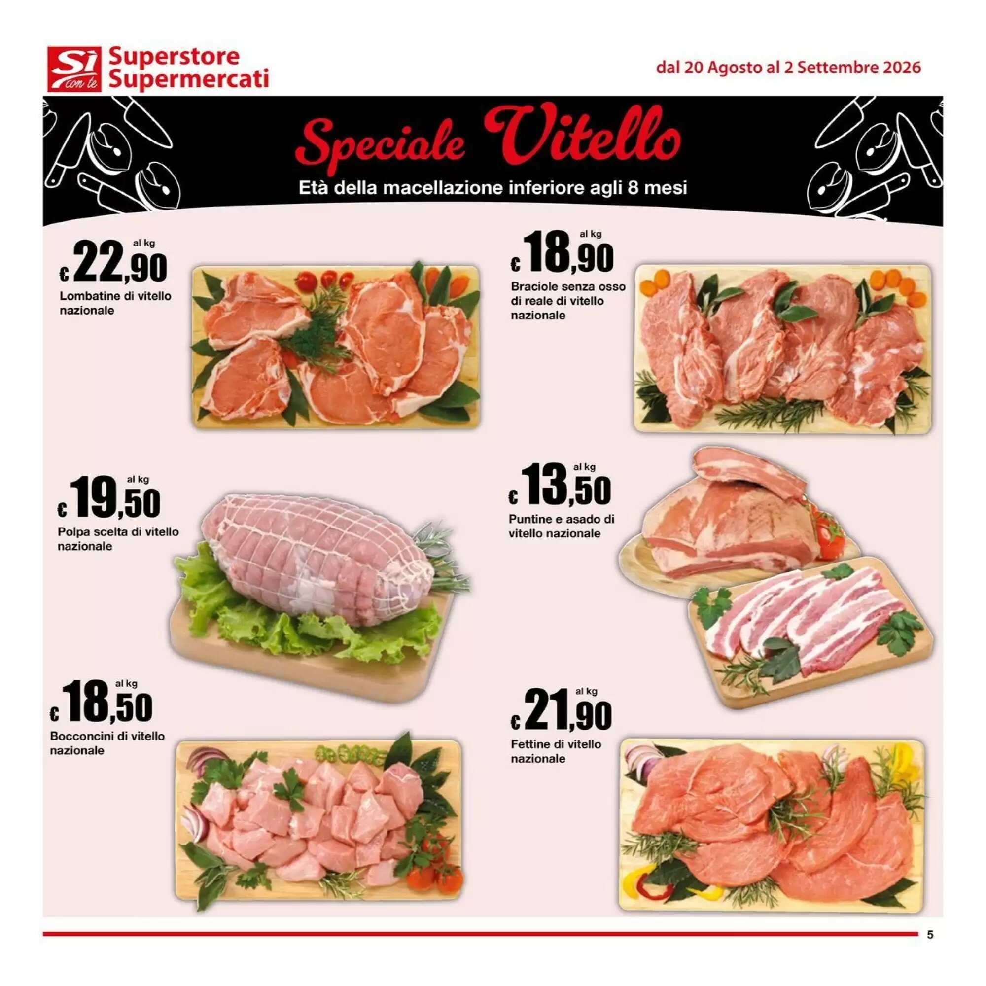 Volantino promozionale Sì con te  valide dal 20/08/2026 - Pagina 5.