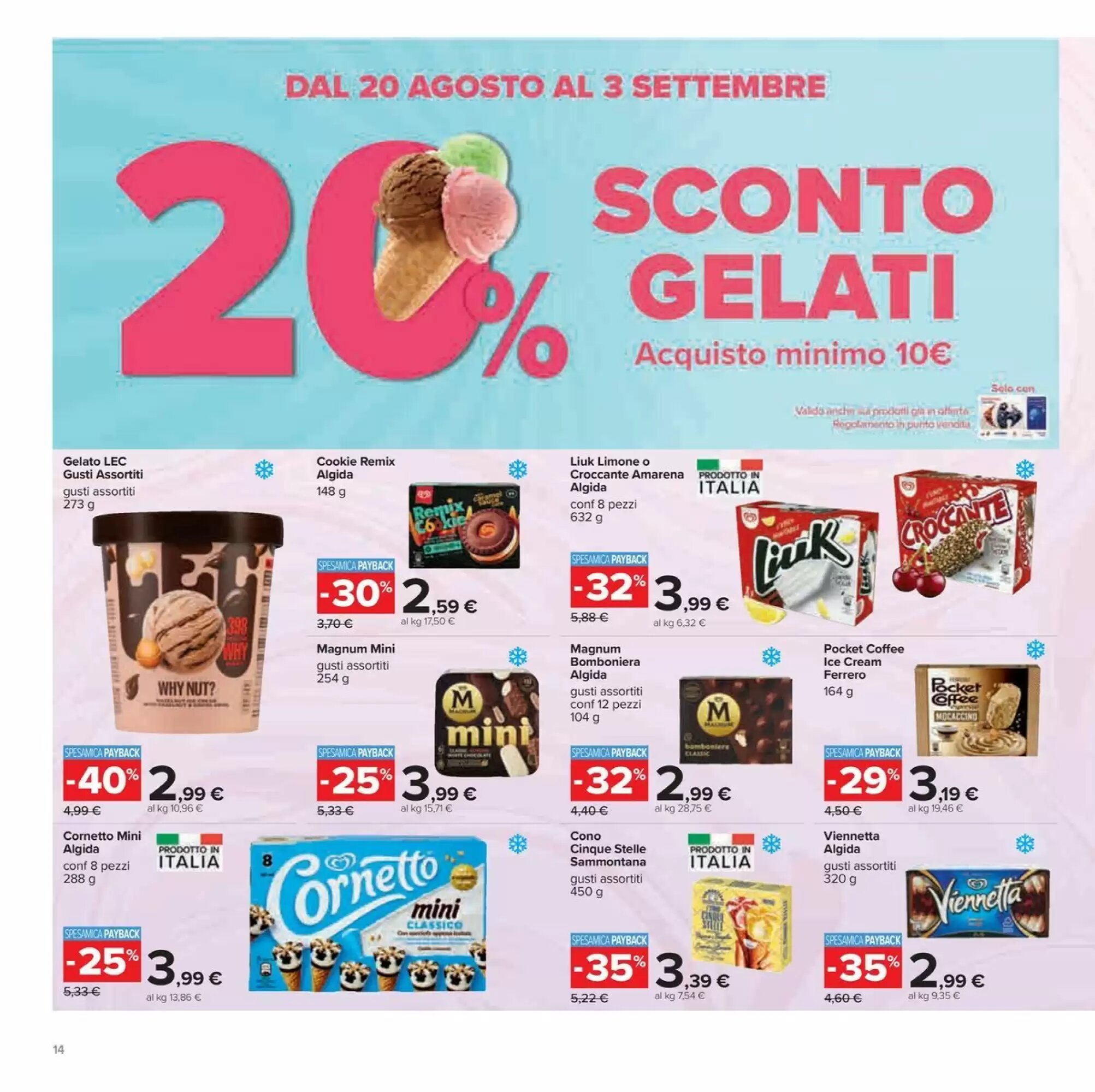 Volantino promozionale Carrefour Iper  valide dal 20/08/2026 - Pagina 14.