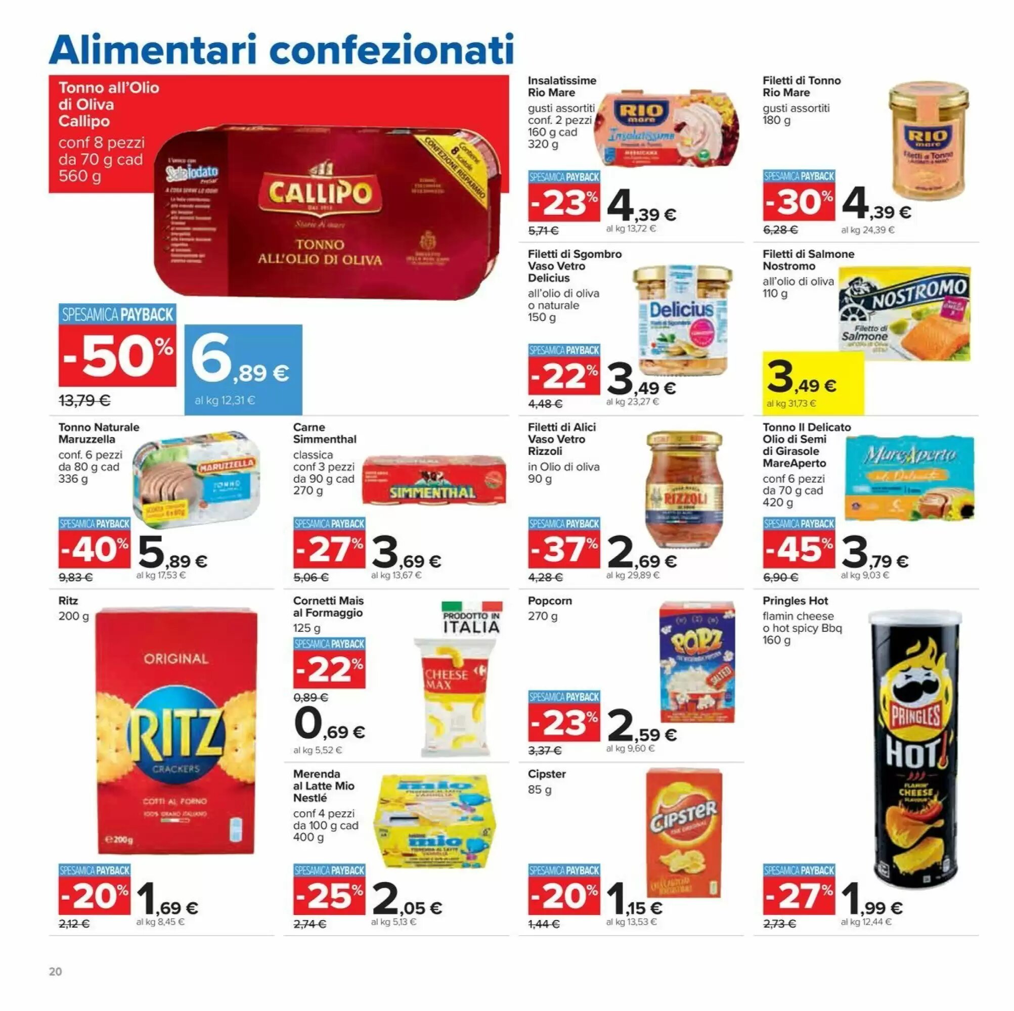 Volantino promozionale Carrefour Iper  valide dal 20/08/2026 - Pagina 20.