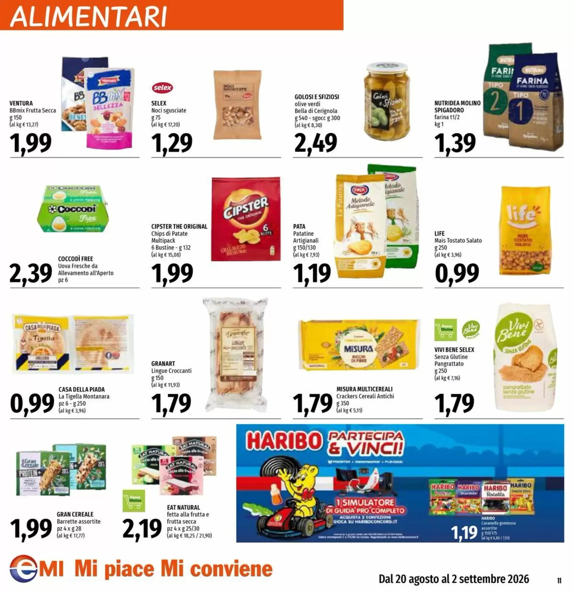 Volantino promozionale Emi Supermercati  valide dal 20/08/2026 - Pagina 11.