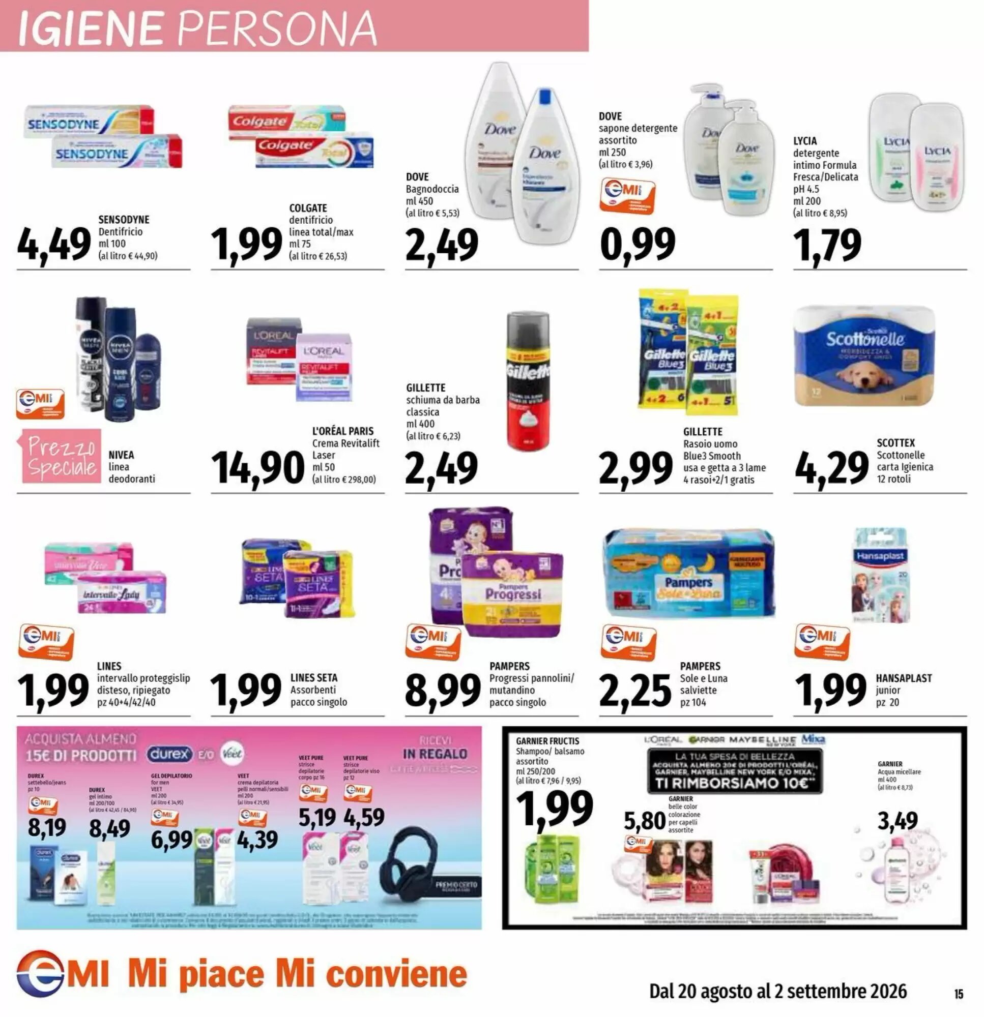 Volantino promozionale Emi Supermercati  valide dal 20/08/2026 - Pagina 15.