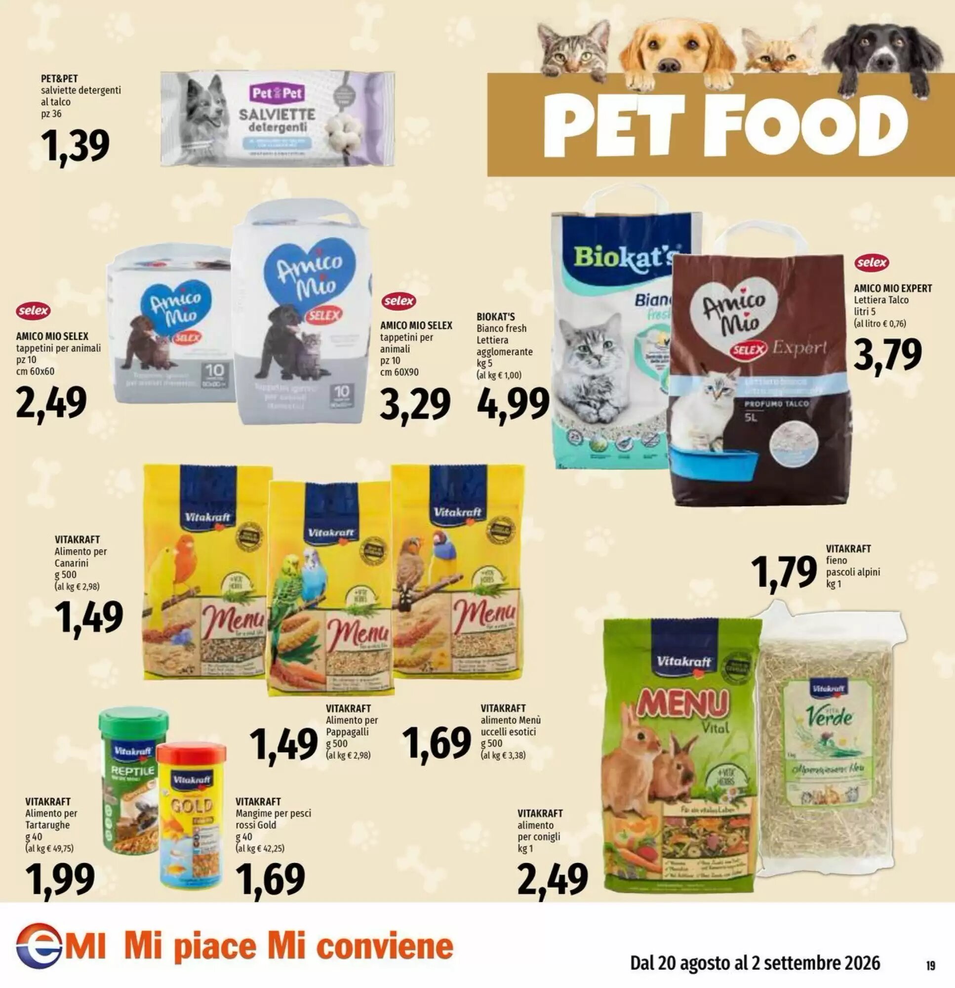 Volantino promozionale Emi Supermercati  valide dal 20/08/2026 - Pagina 19.