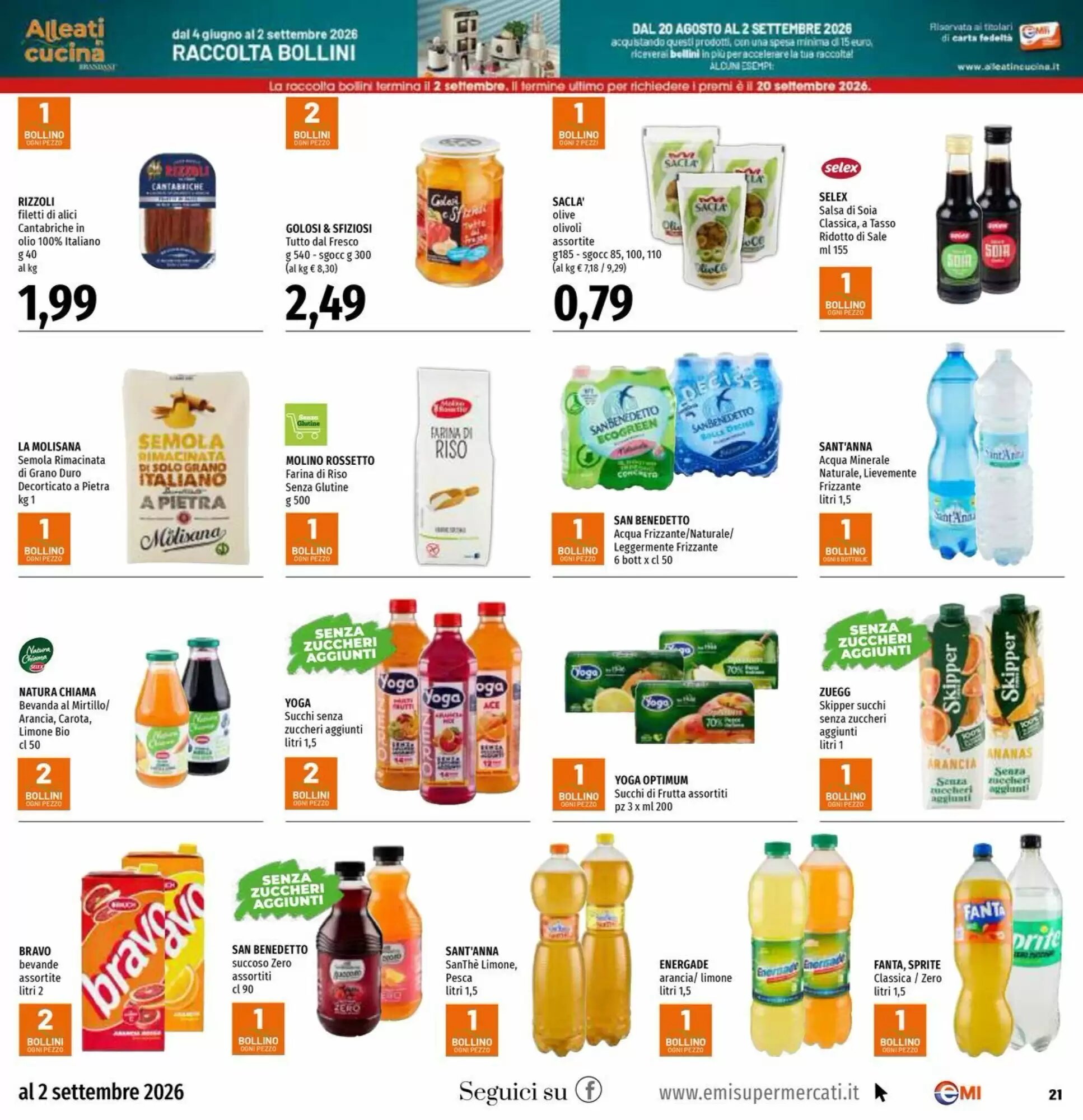 Volantino promozionale Emi Supermercati  valide dal 20/08/2026 - Pagina 21.