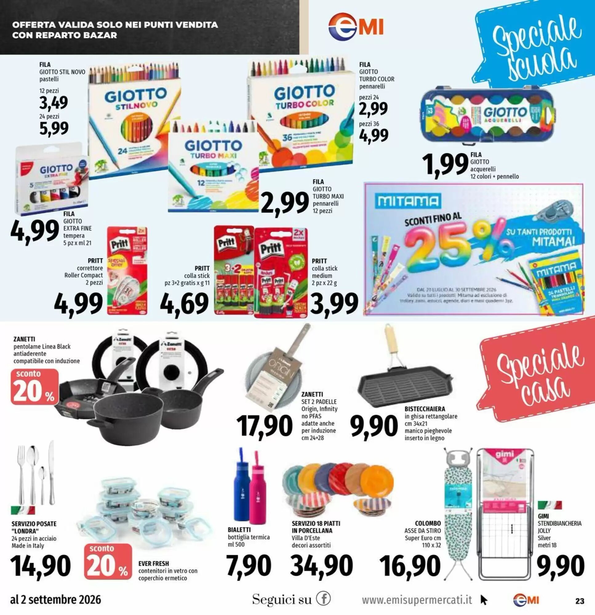Volantino promozionale Emi Supermercati  valide dal 20/08/2026 - Pagina 23.
