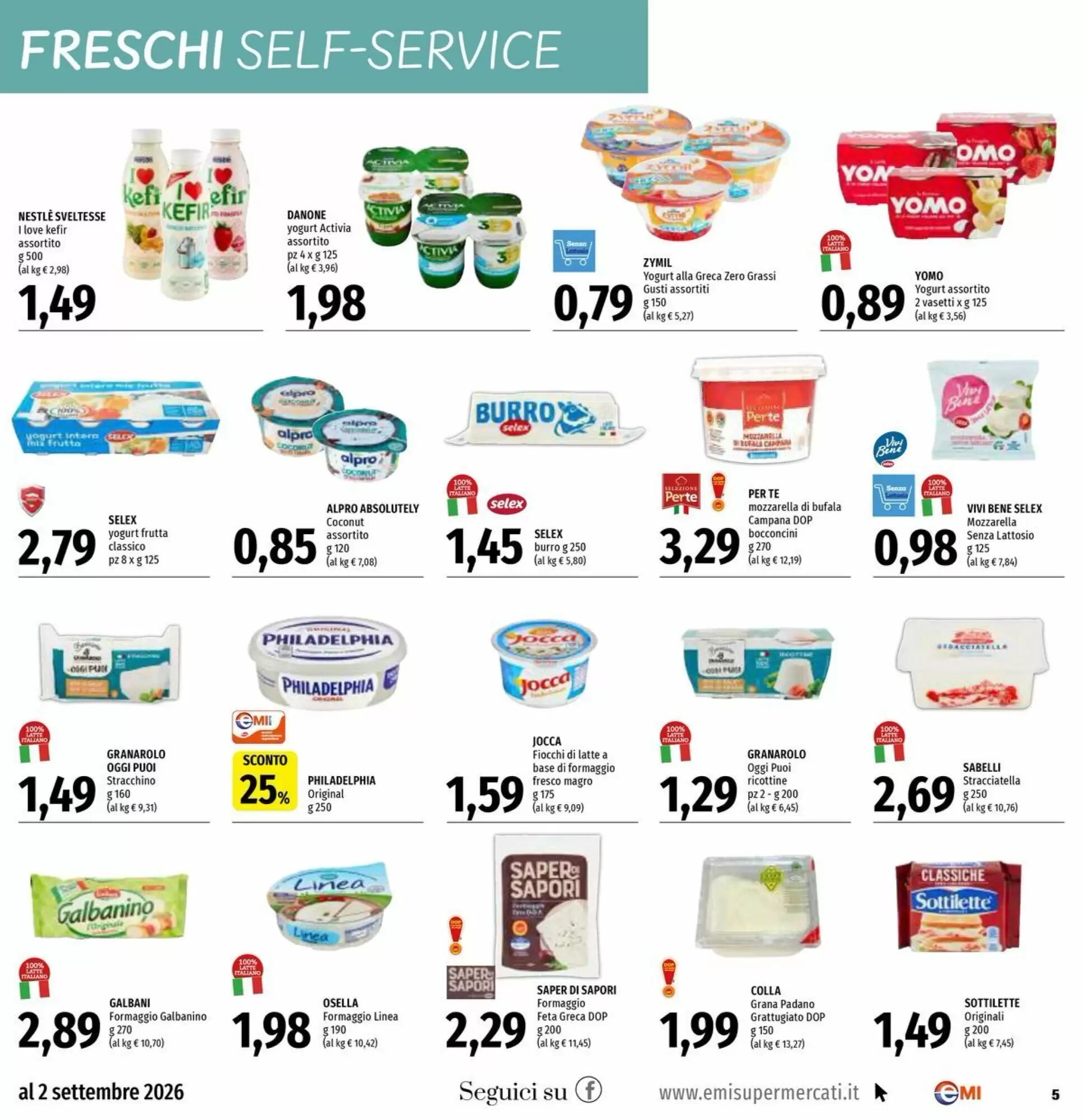 Volantino promozionale Emi Supermercati  valide dal 20/08/2026 - Pagina 5.