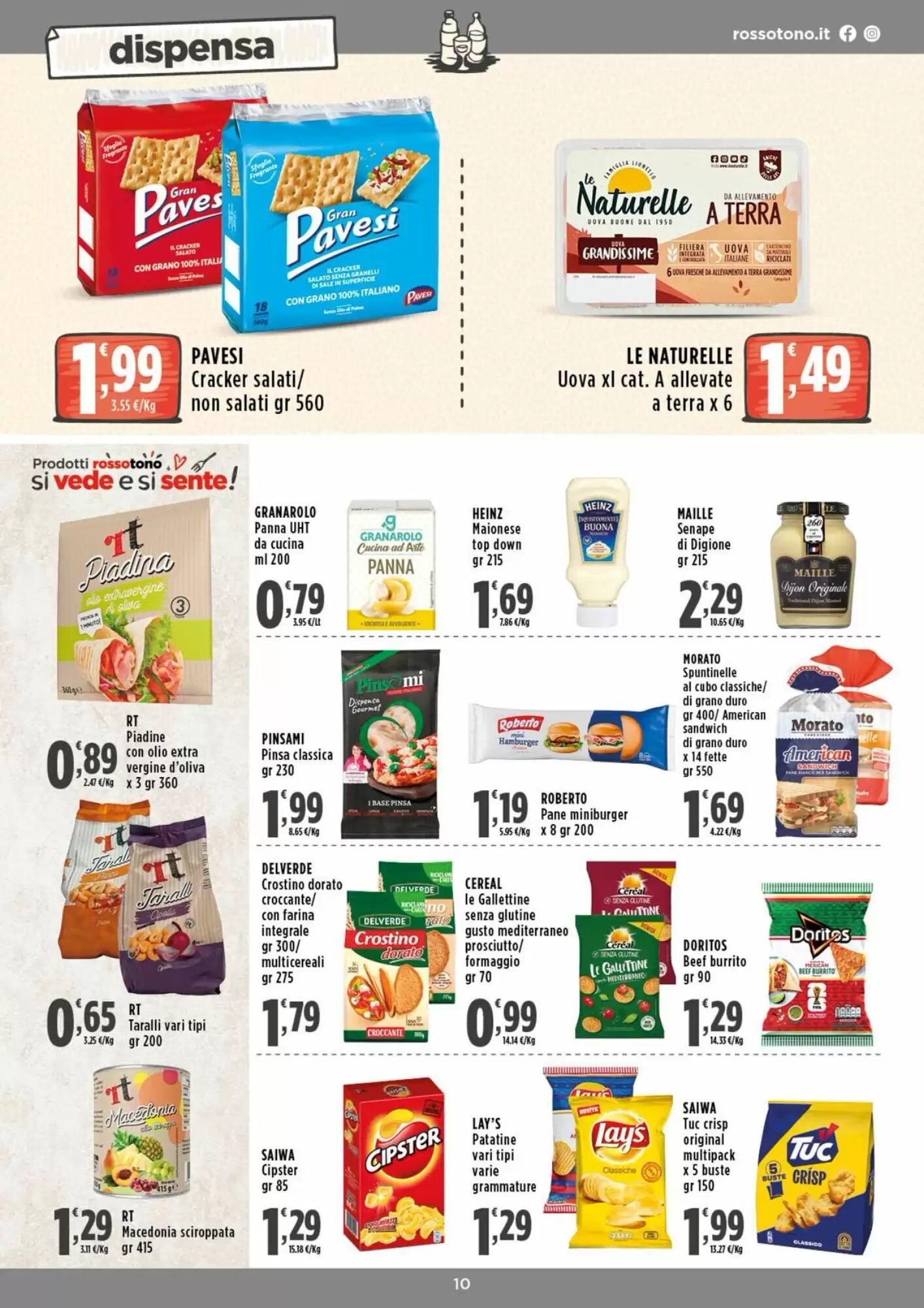 Volantino promozionale Rossotono  valide dal 20/08/2026 - Pagina 10.