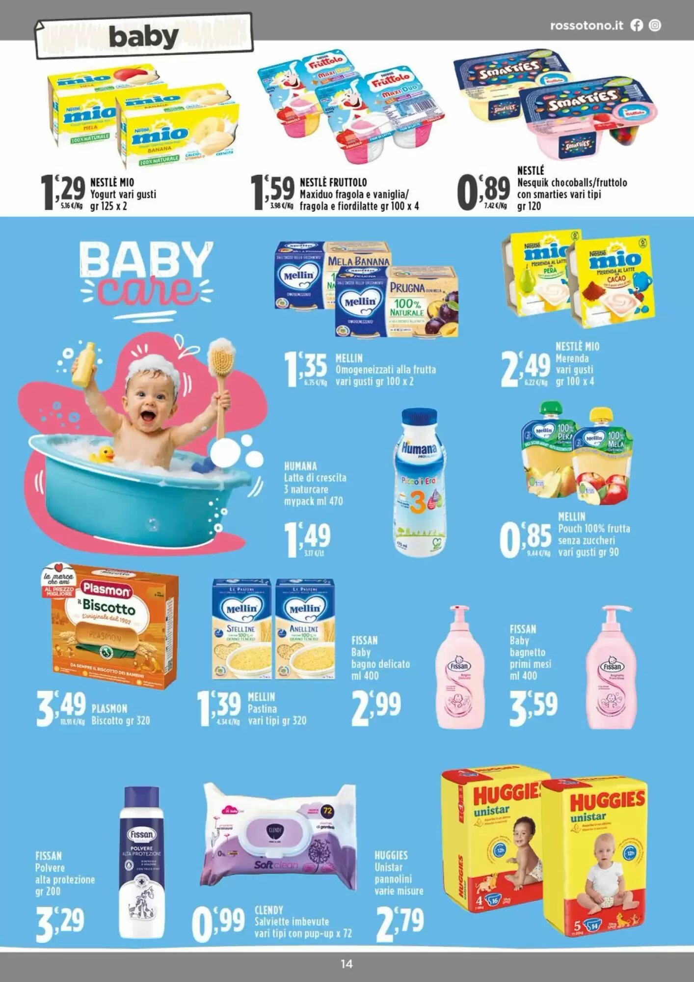 Volantino promozionale Rossotono  valide dal 20/08/2026 - Pagina 14.
