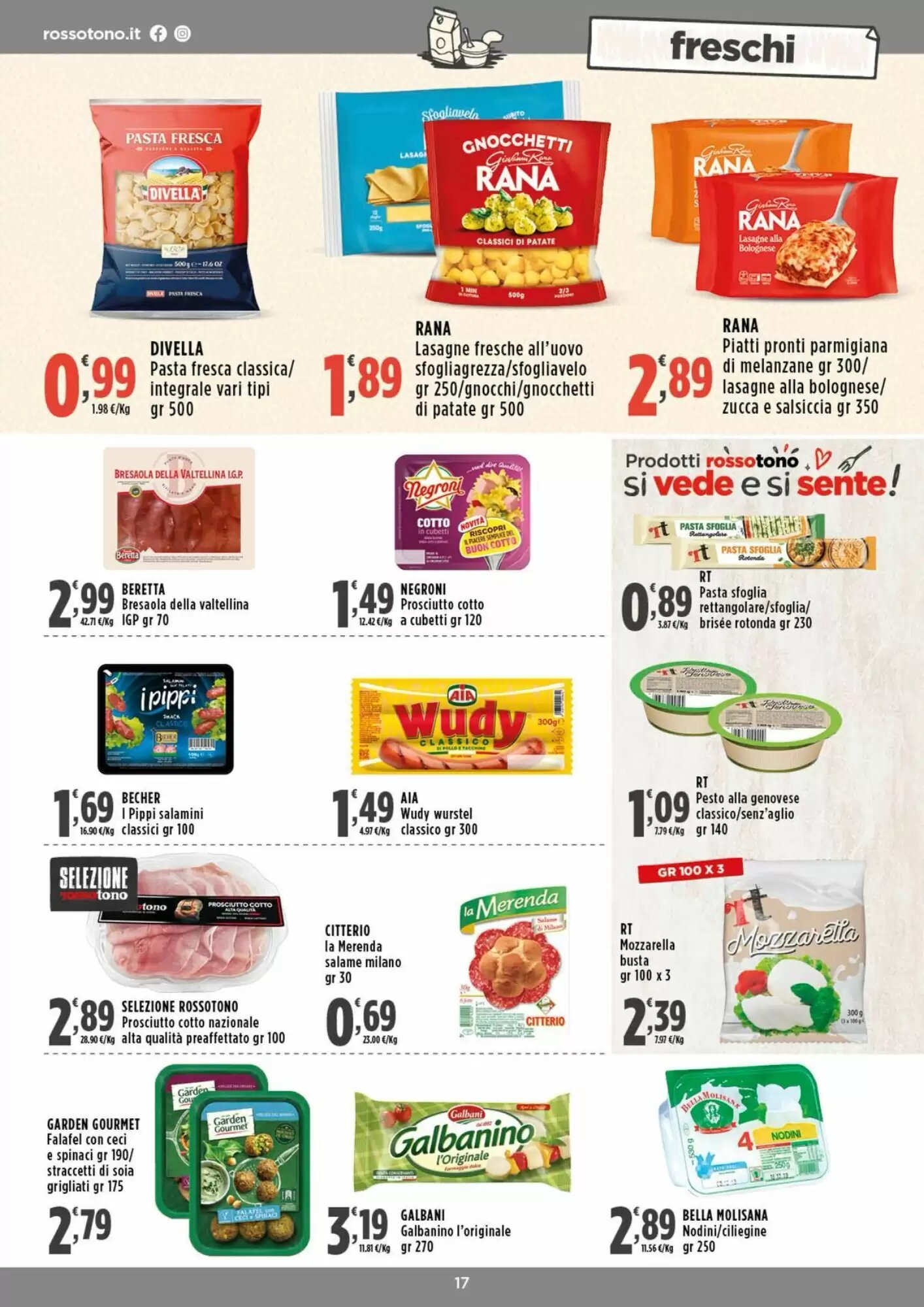 Volantino promozionale Rossotono  valide dal 20/08/2026 - Pagina 17.