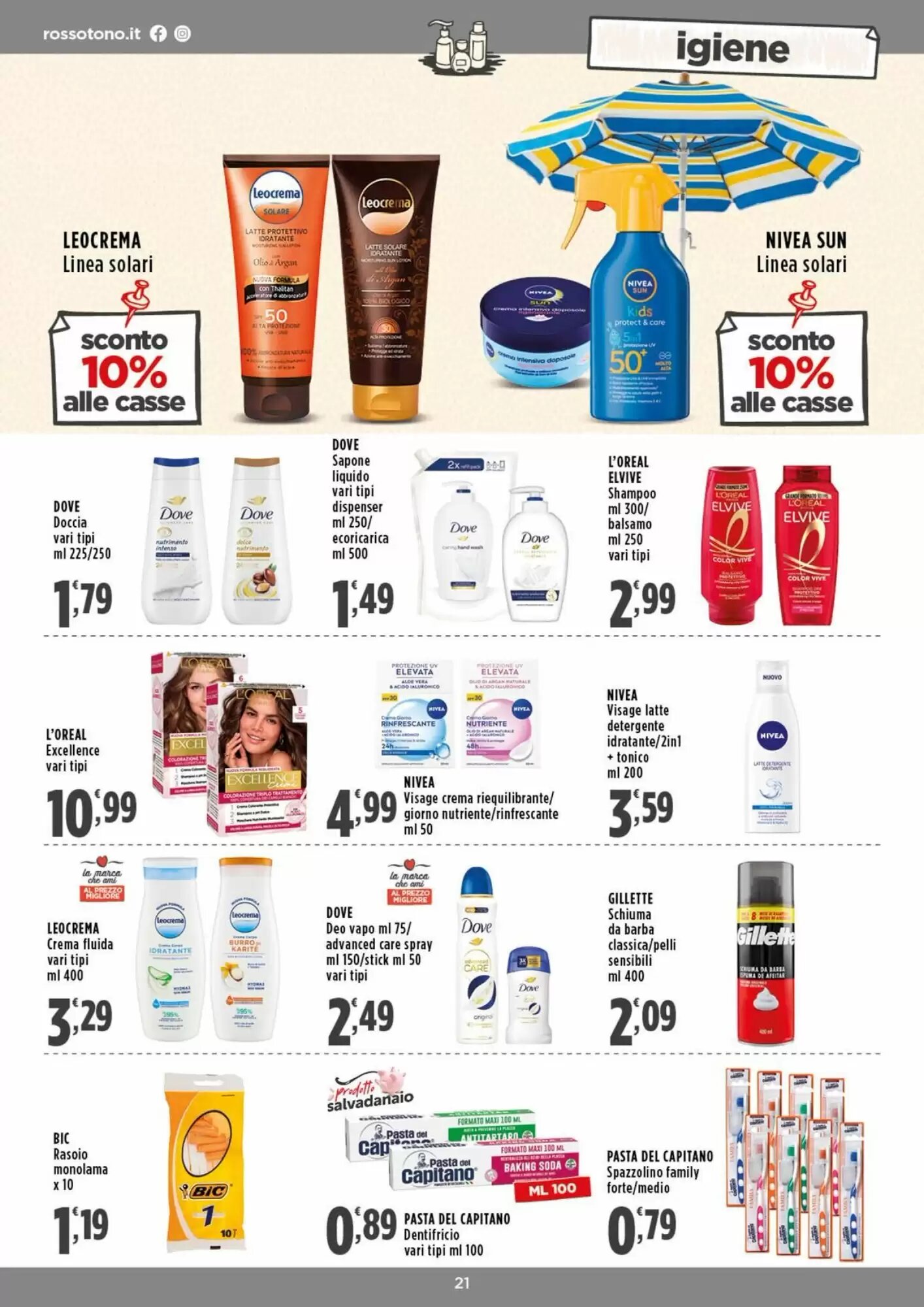 Volantino promozionale Rossotono  valide dal 20/08/2026 - Pagina 21.