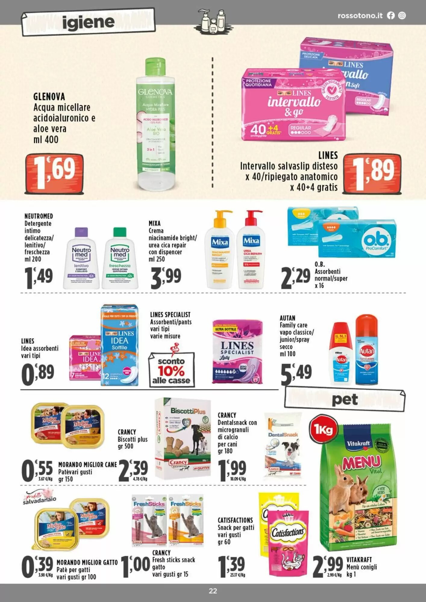 Volantino promozionale Rossotono  valide dal 20/08/2026 - Pagina 22.