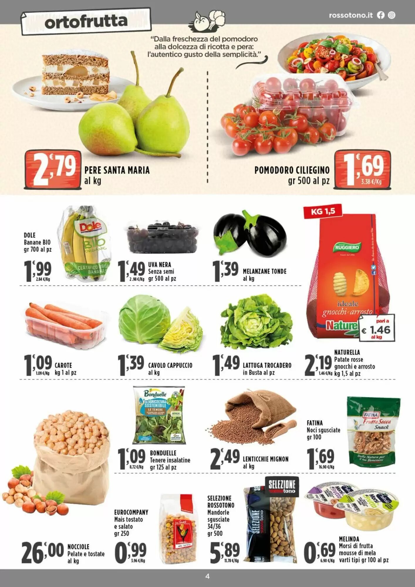 Volantino promozionale Rossotono  valide dal 20/08/2026 - Pagina 4.