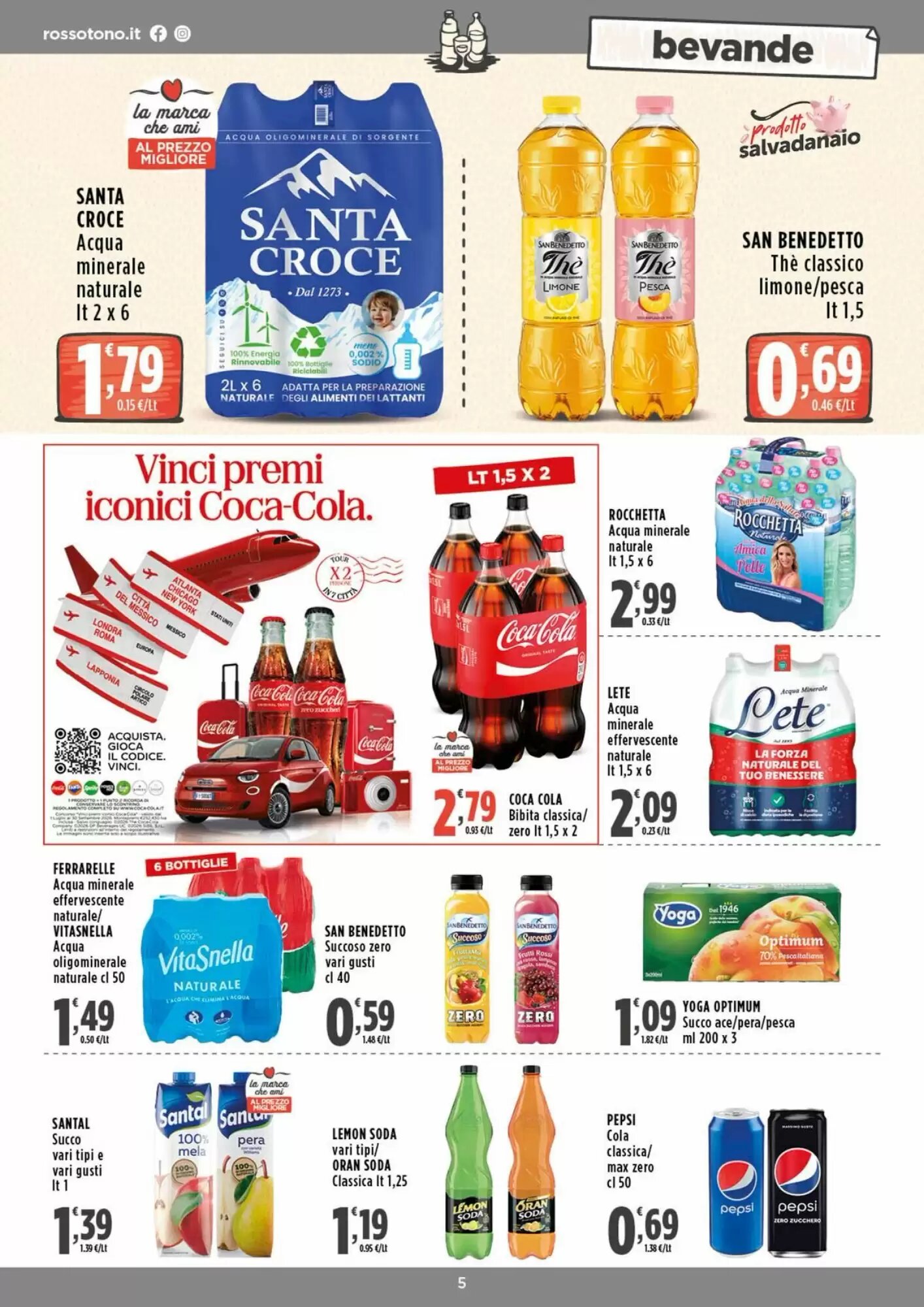 Volantino promozionale Rossotono  valide dal 20/08/2026 - Pagina 5.