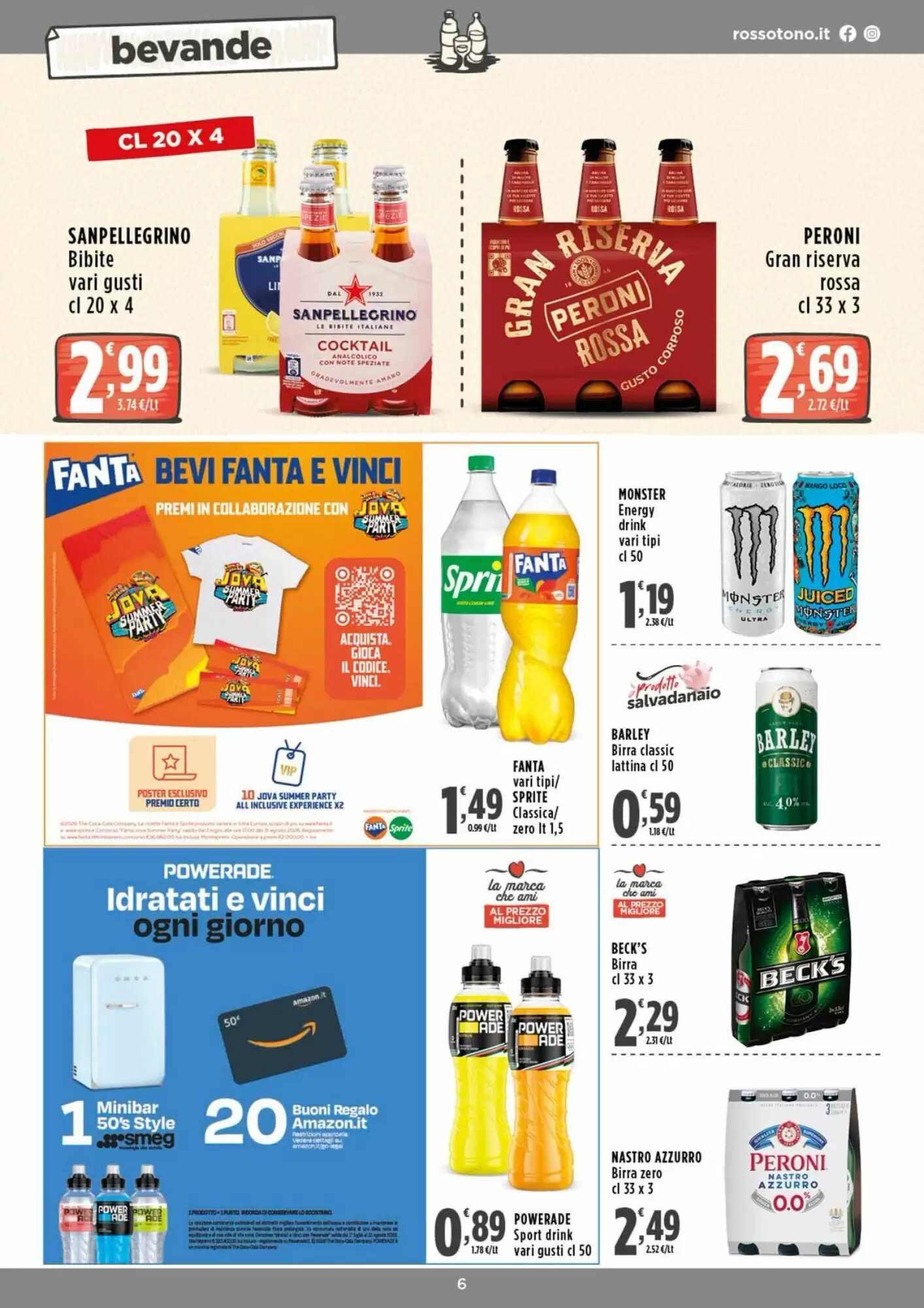 Volantino promozionale Rossotono  valide dal 20/08/2026 - Pagina 6.