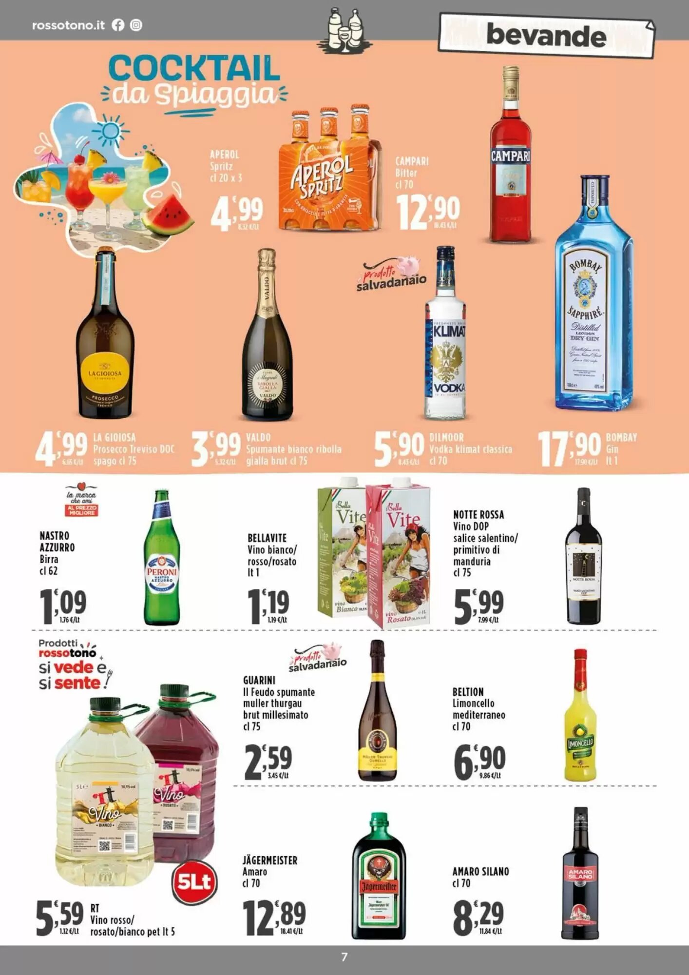 Volantino promozionale Rossotono  valide dal 20/08/2026 - Pagina 7.