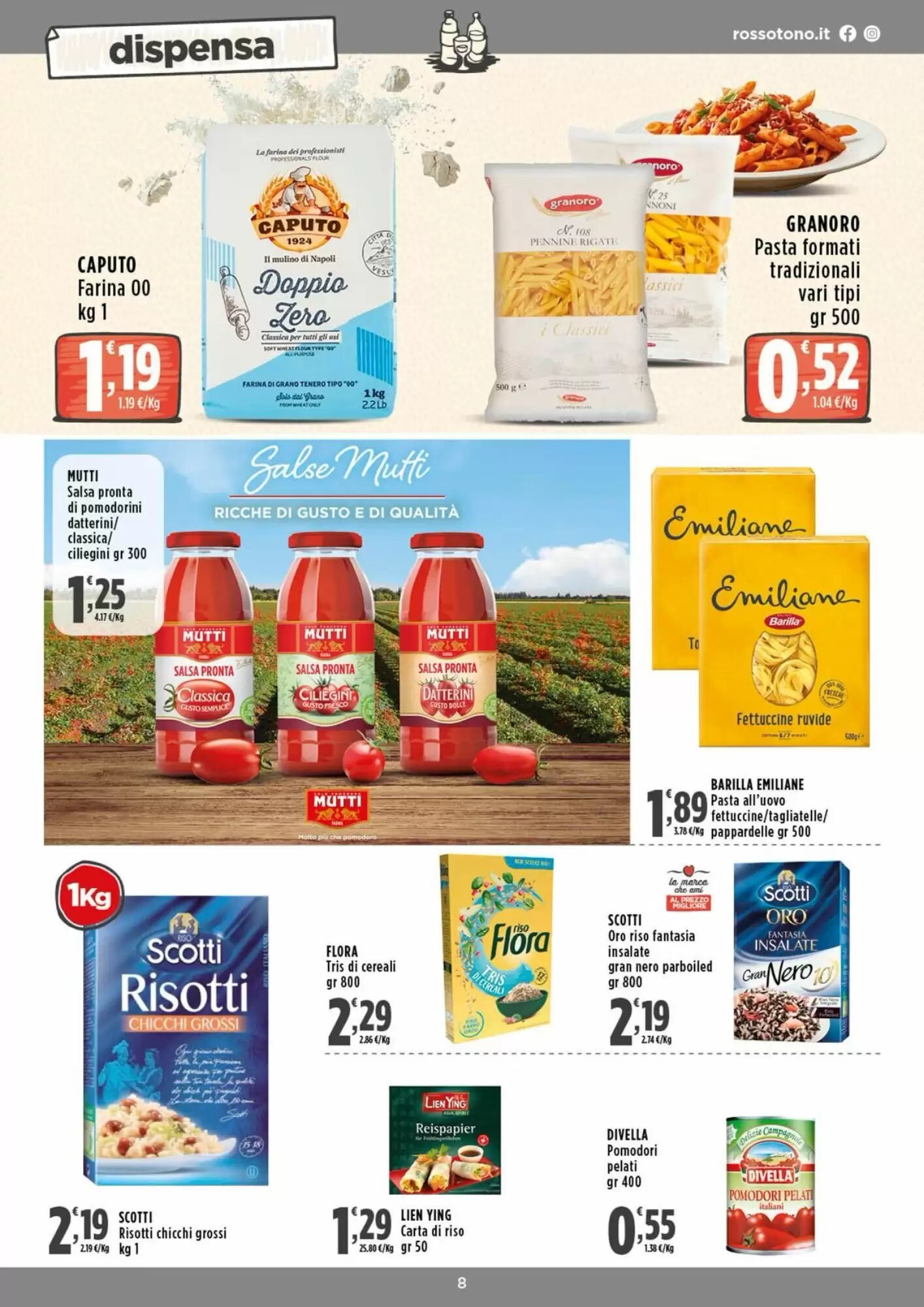 Volantino promozionale Rossotono  valide dal 20/08/2026 - Pagina 8.