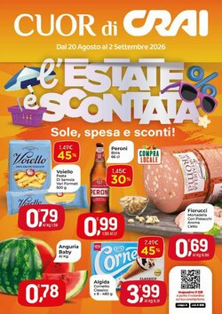 Volantino promozionale Crai  valide dal 20/08/2026