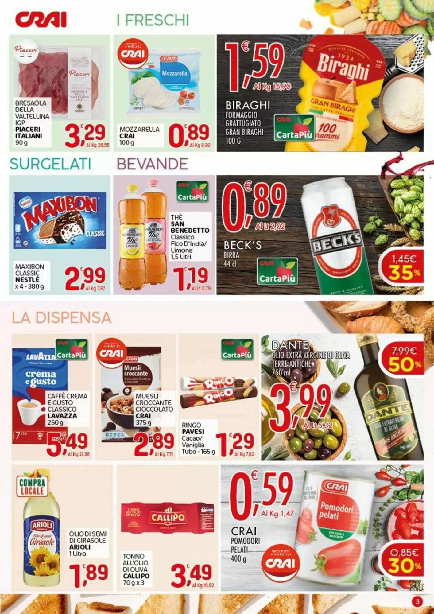 Volantino promozionale Crai  valide dal 20/08/2026 - Pagina 3.