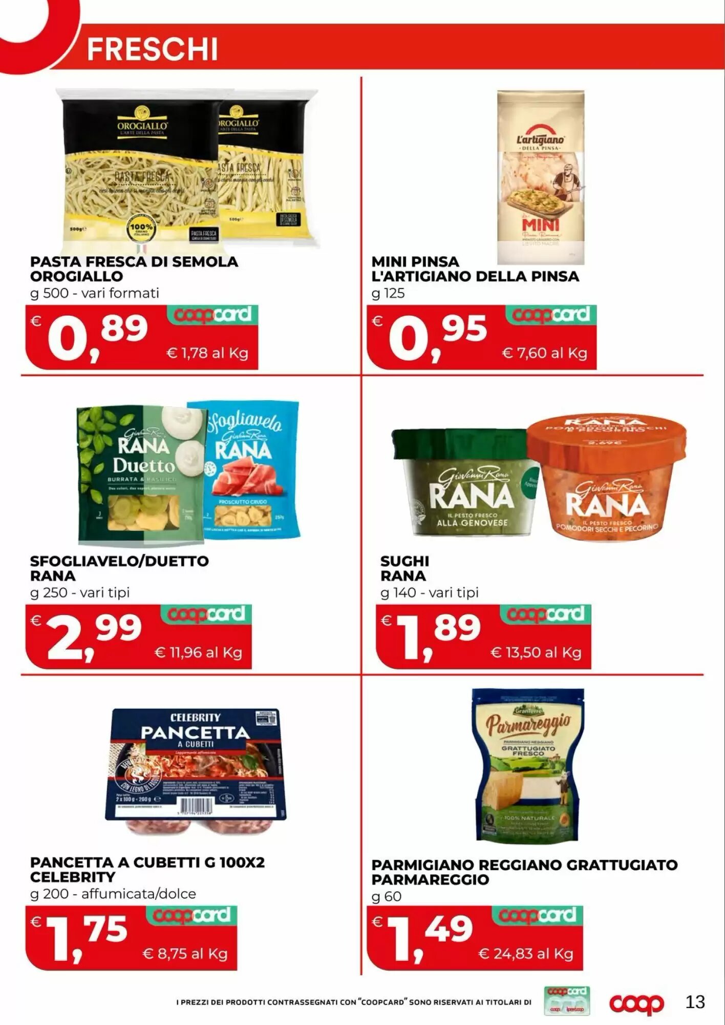 Volantino promozionale Coop Master Alleanza 3.0  valide dal 20/08/2026 - Pagina 13.