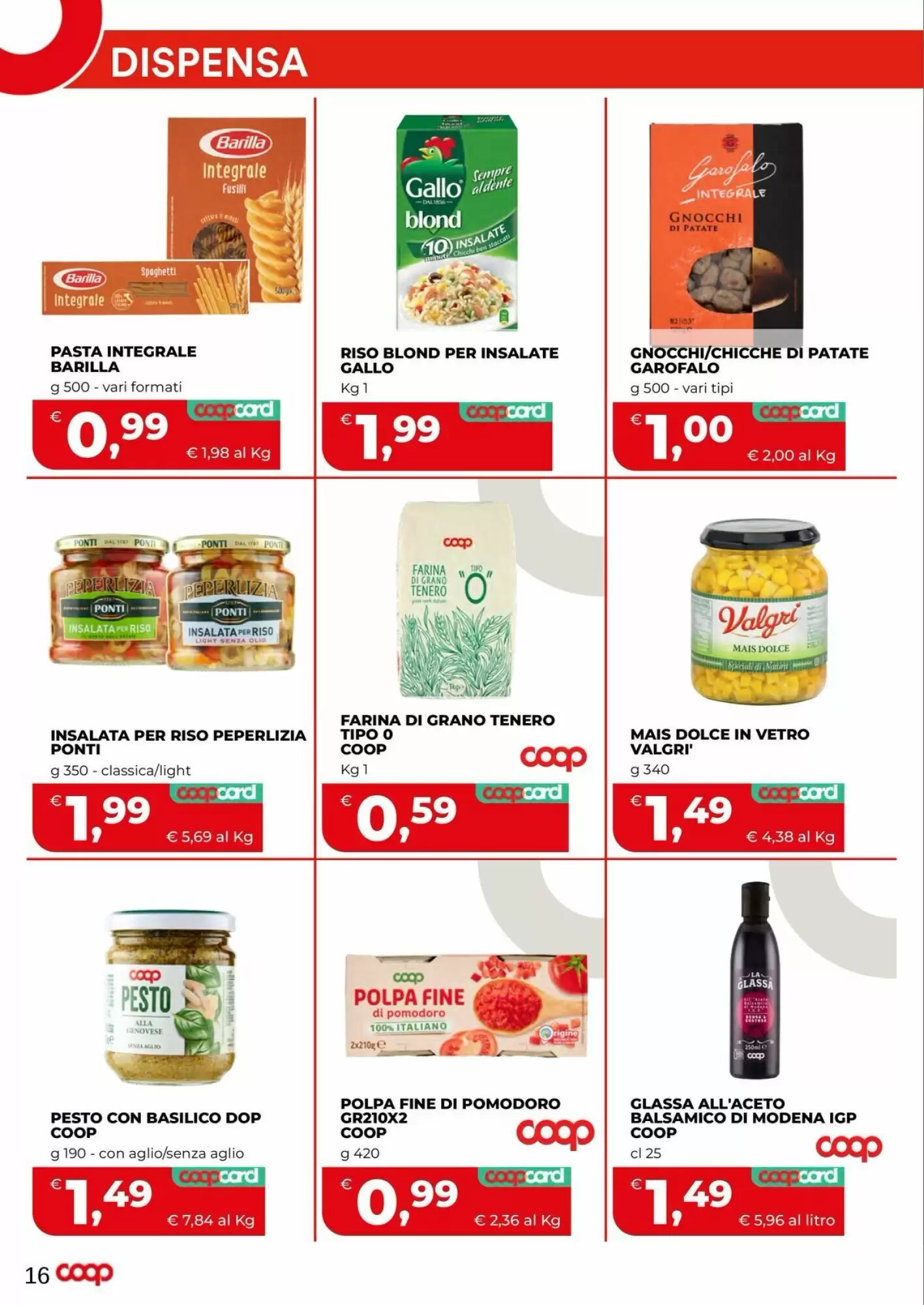 Volantino promozionale Coop Master Alleanza 3.0  valide dal 20/08/2026 - Pagina 16.